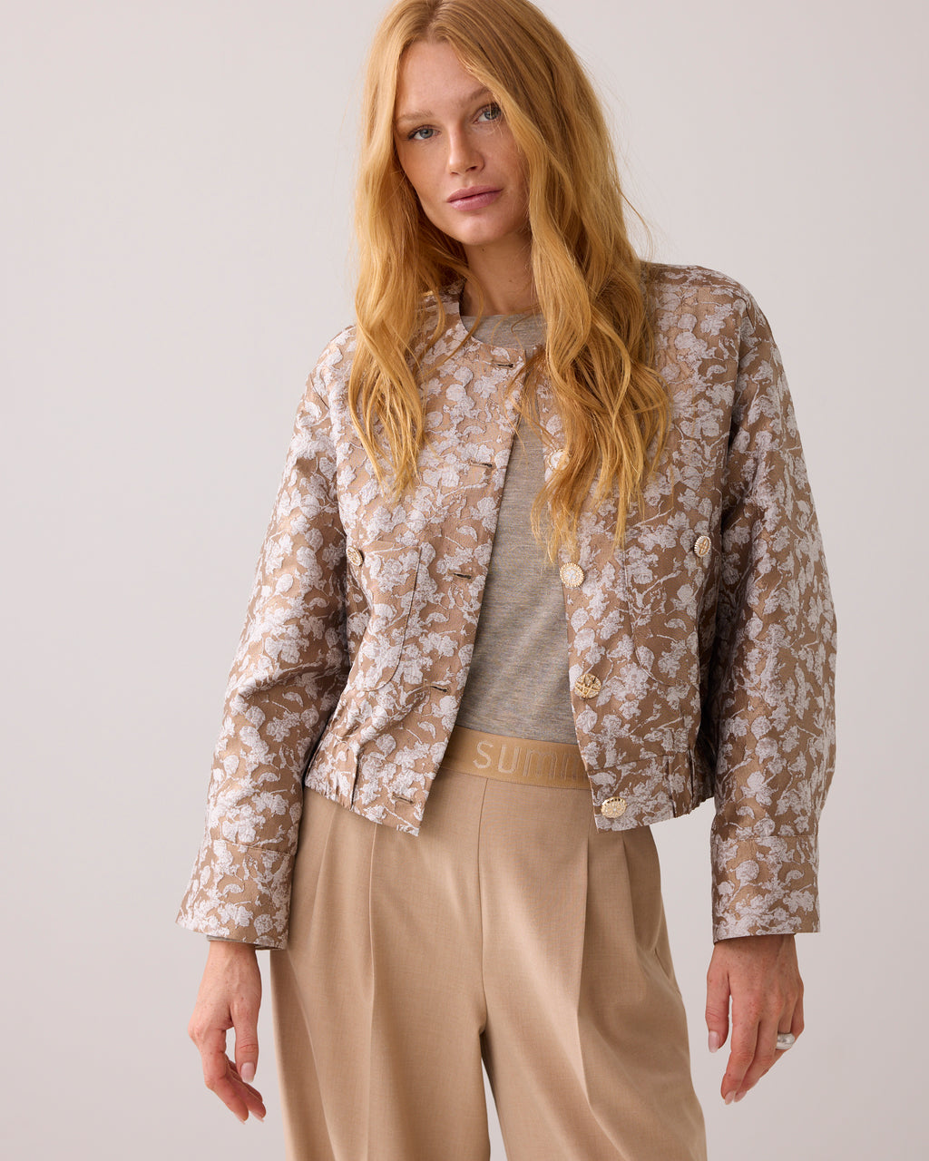 Short jacquard jacket – Summum