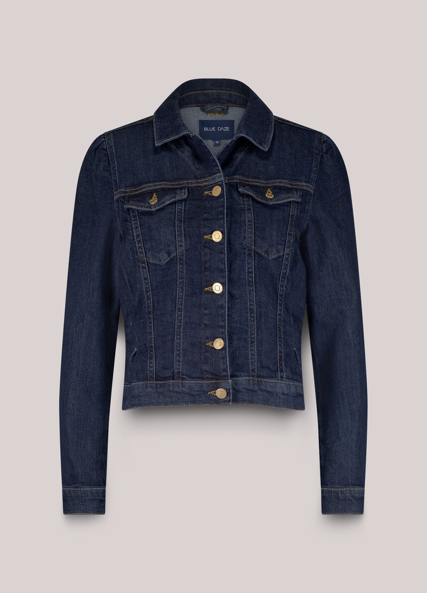 Taillierte Jeansjacke