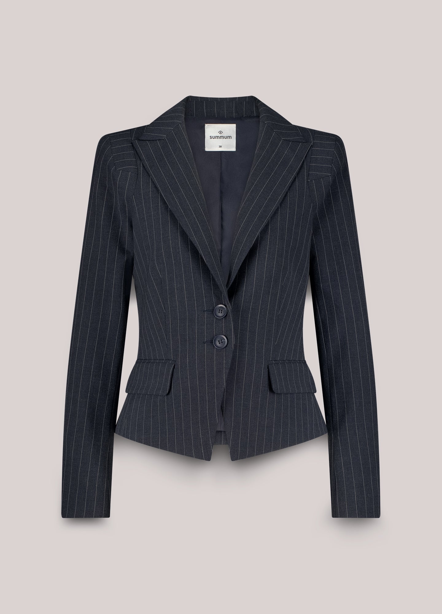 Taillierter Blazer Nadelstreifen