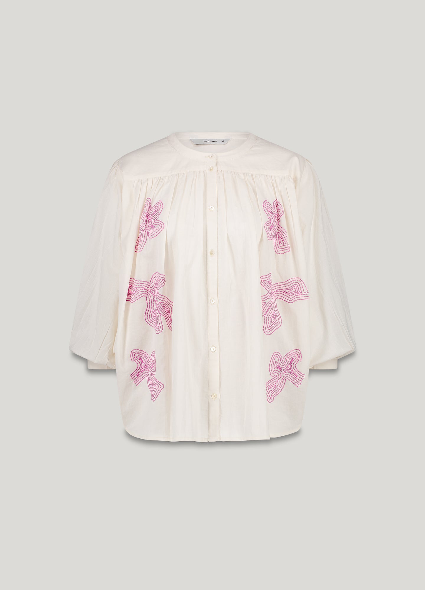 Oversize-Bluse Baumwoll-Voile