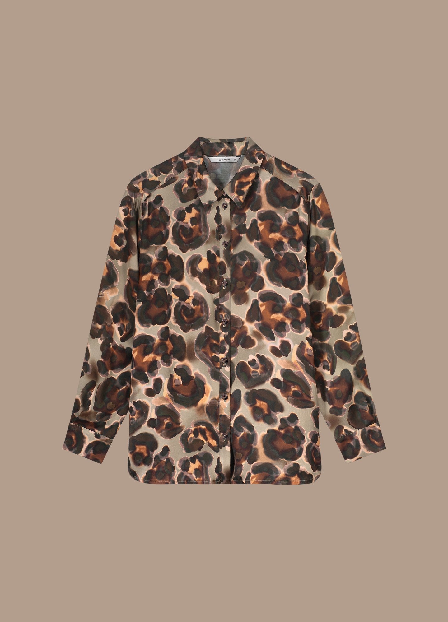 Animal-print blouse