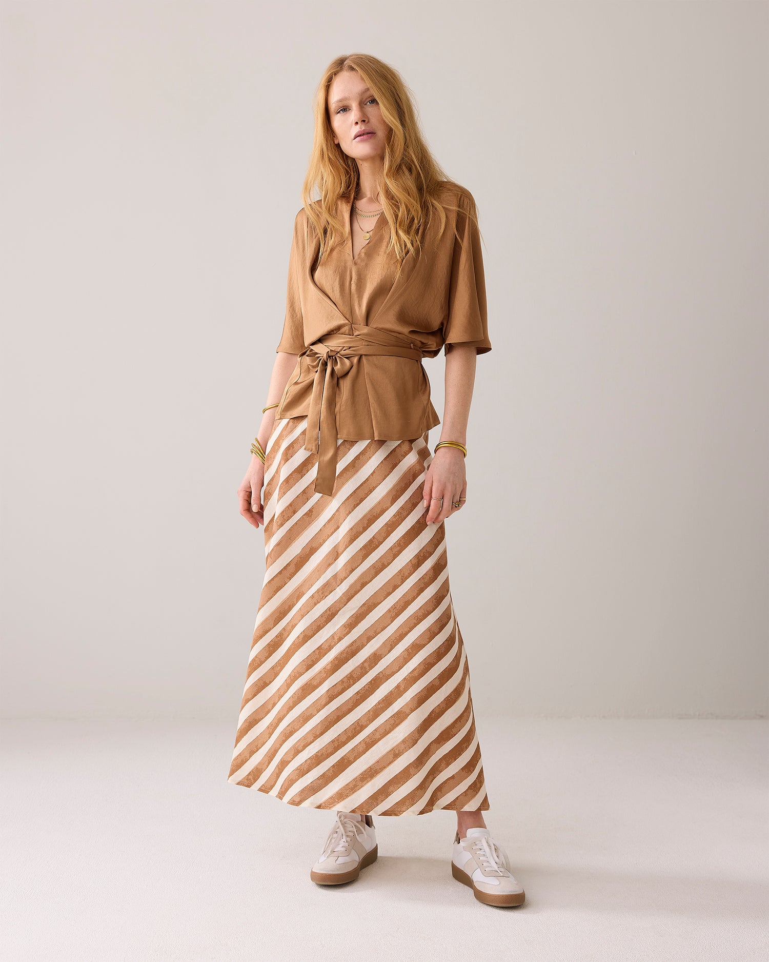 V-hals top feminin