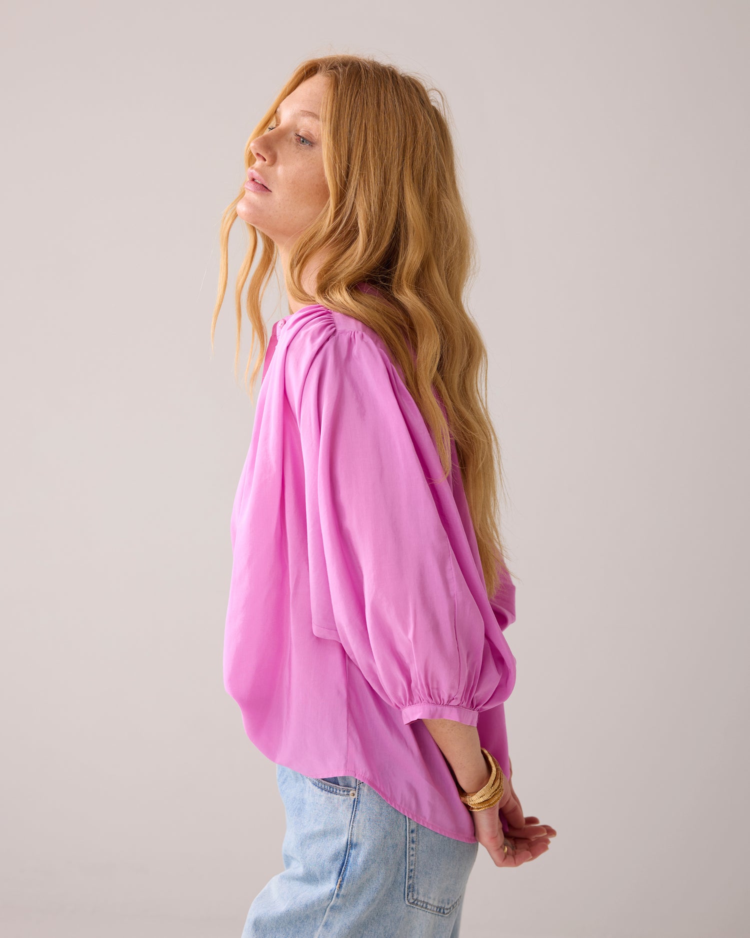 Luftige weite Bluse