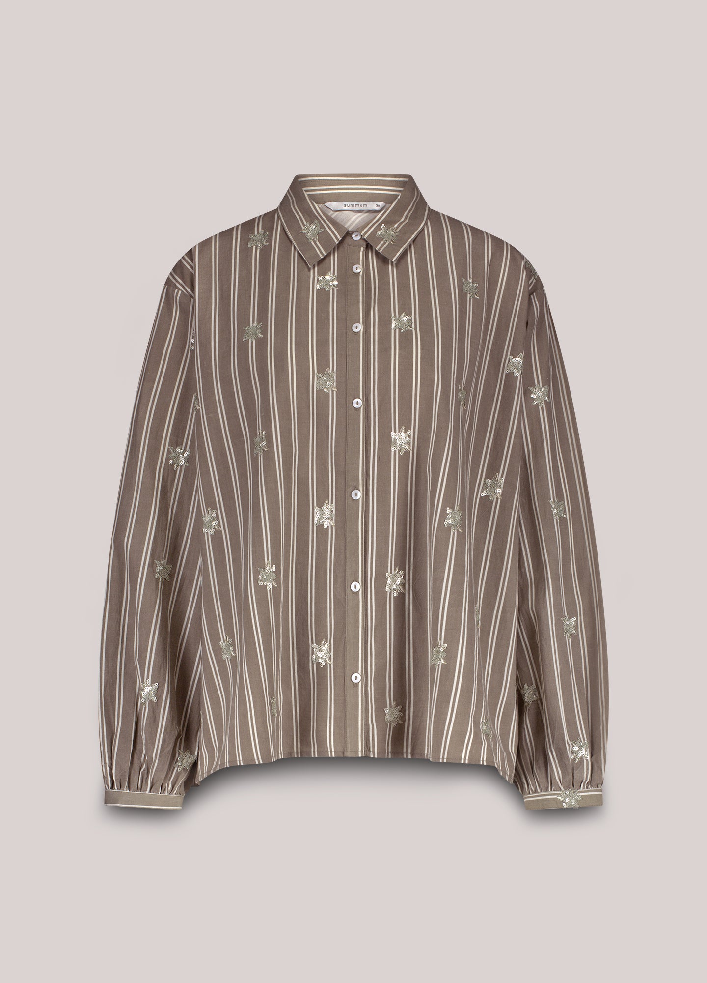 A-Linien-Bluse mit Pailletten