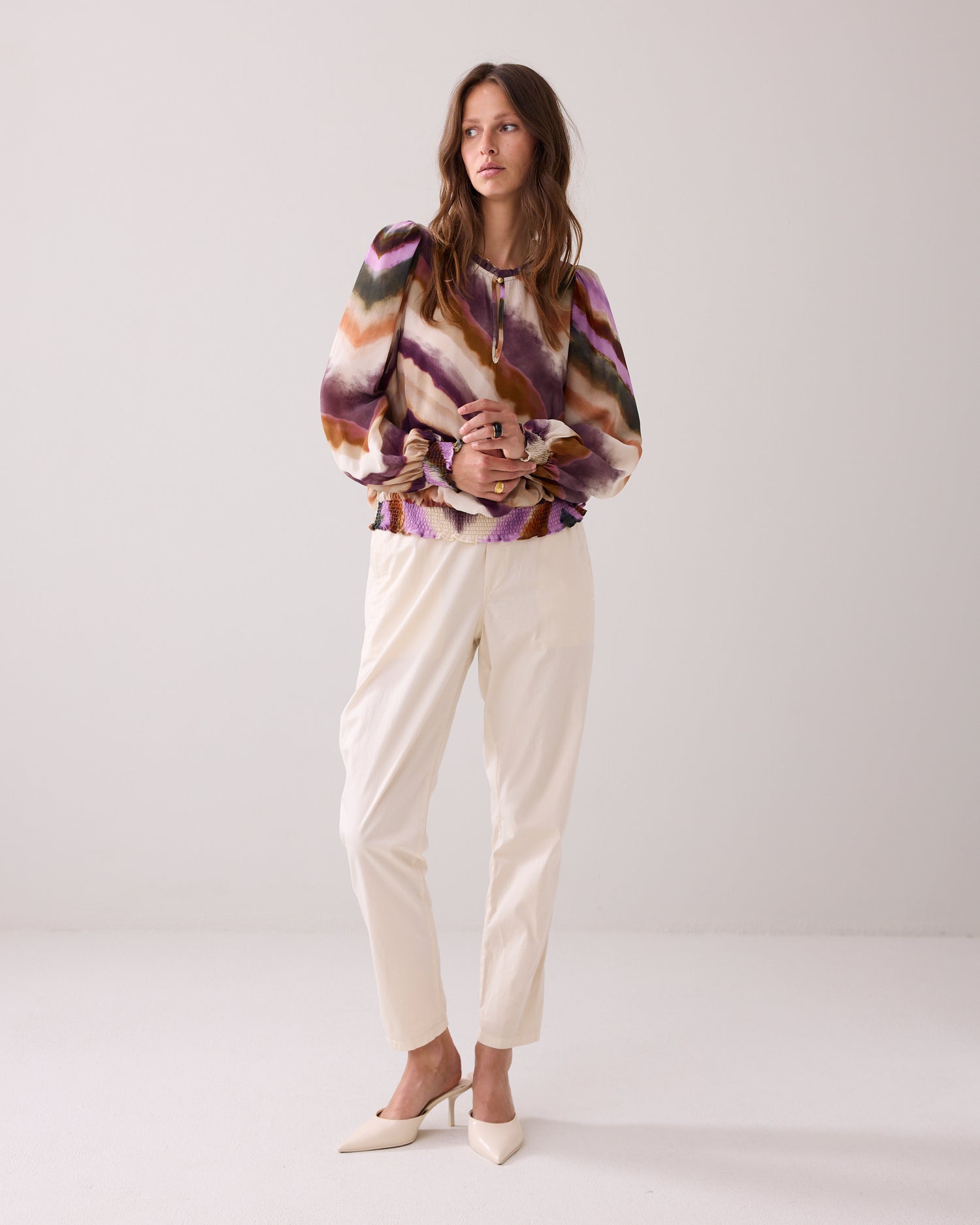 Soft zigzag top