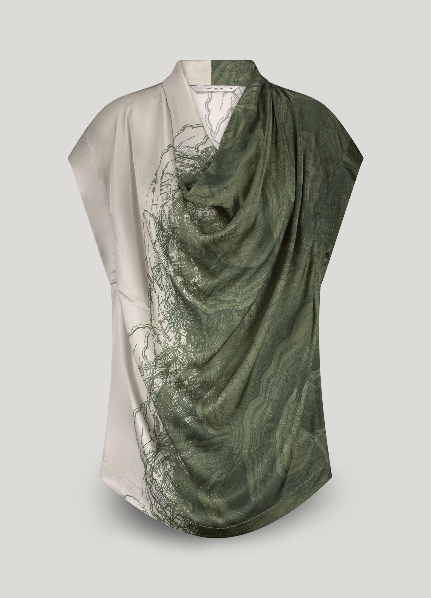 Top met watervalhals