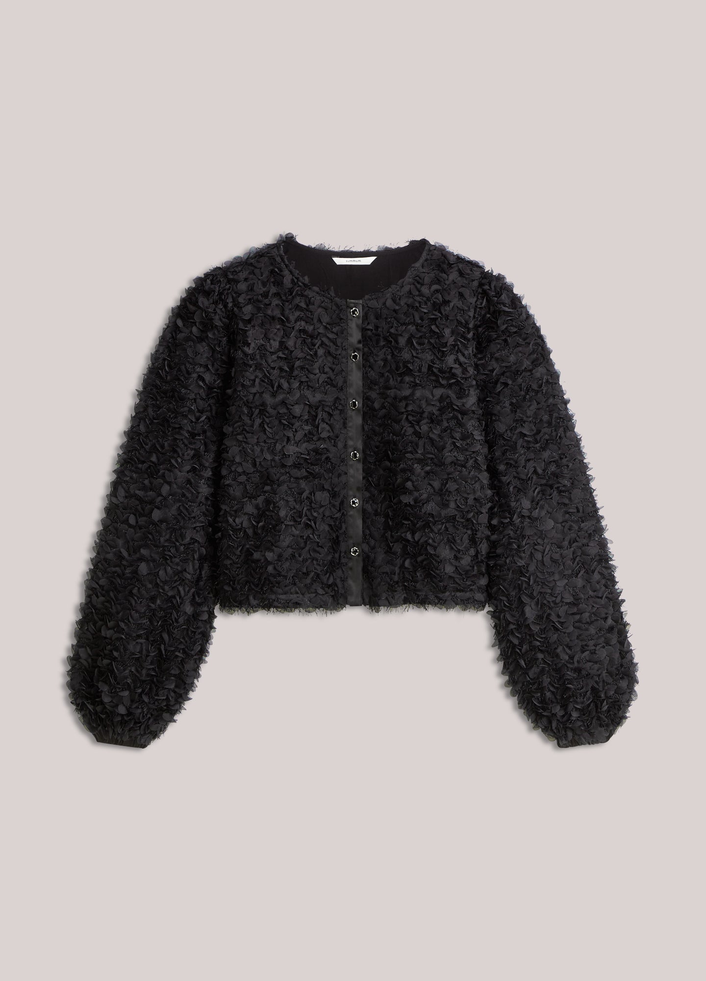 Fluffy boxy Jacke