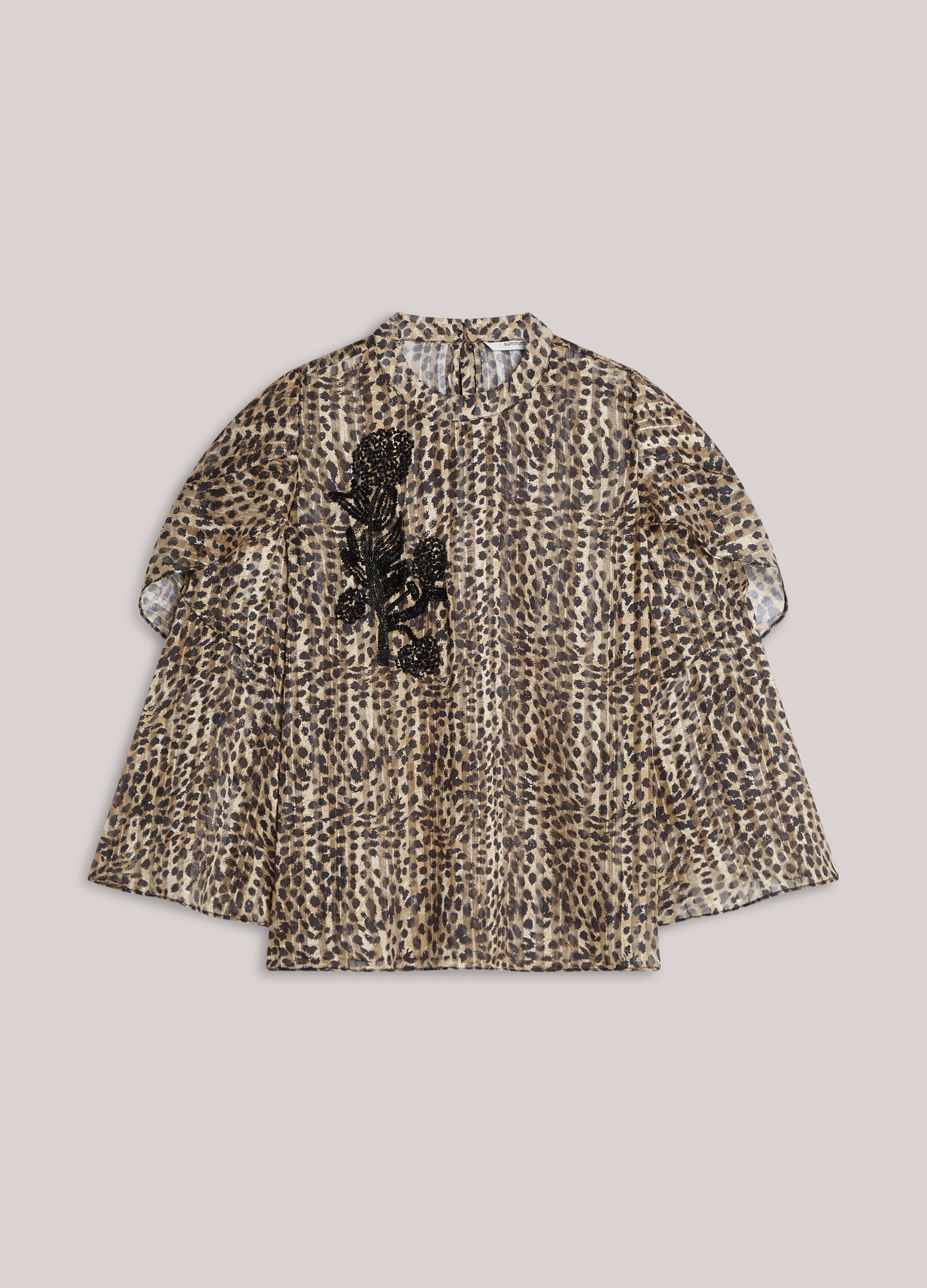 Top with animal print