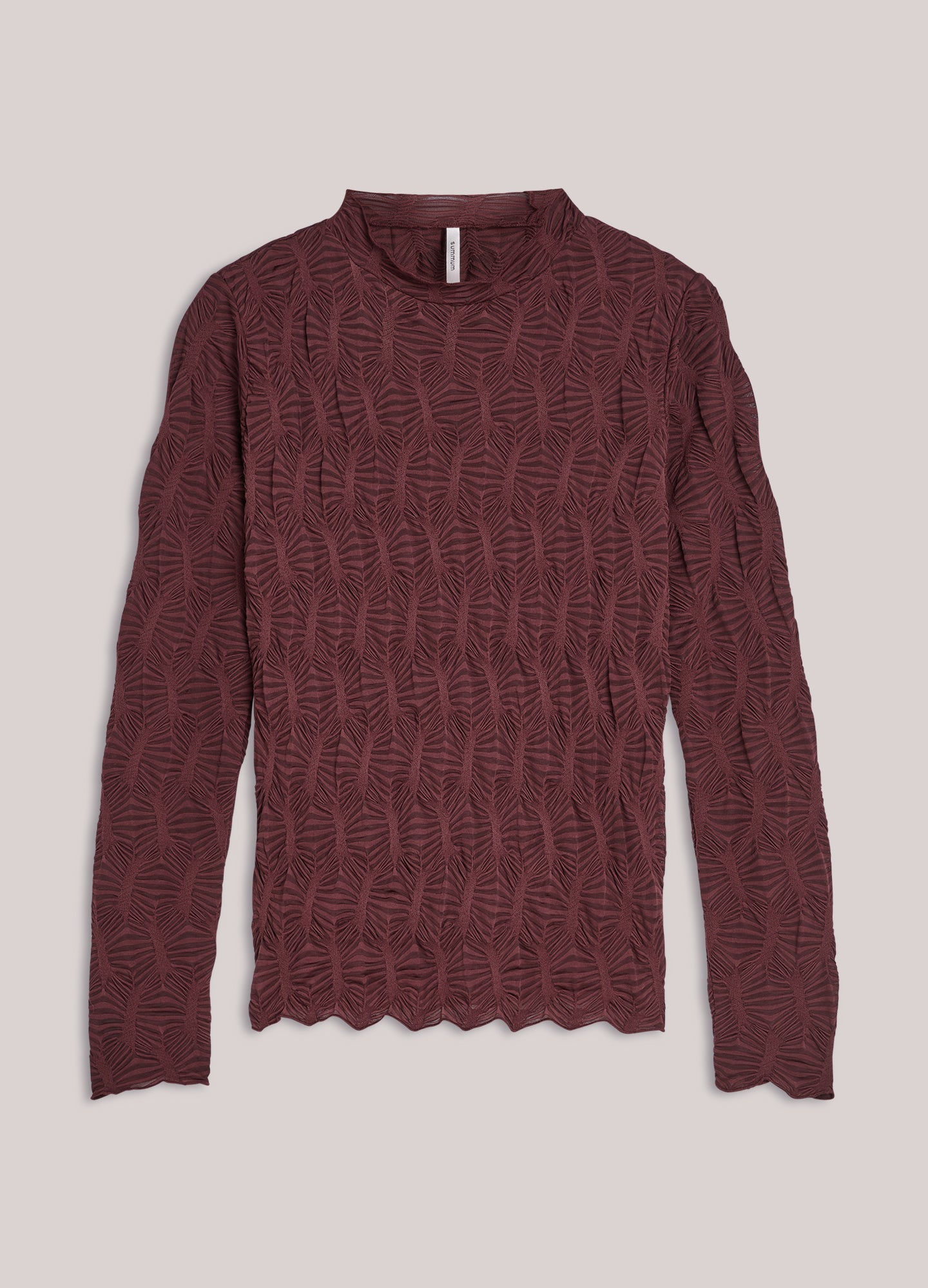 Top van transparante mesh