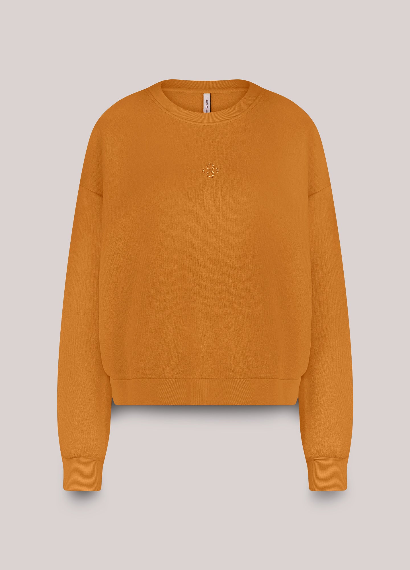Casual Sweater mit Strasslogo