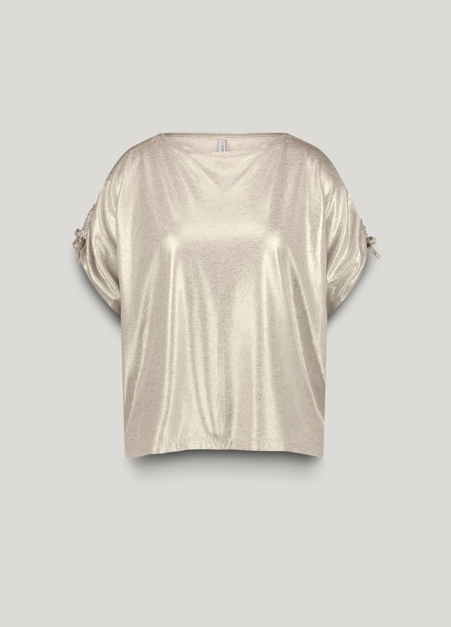 Boxy Metallic-Oberteil