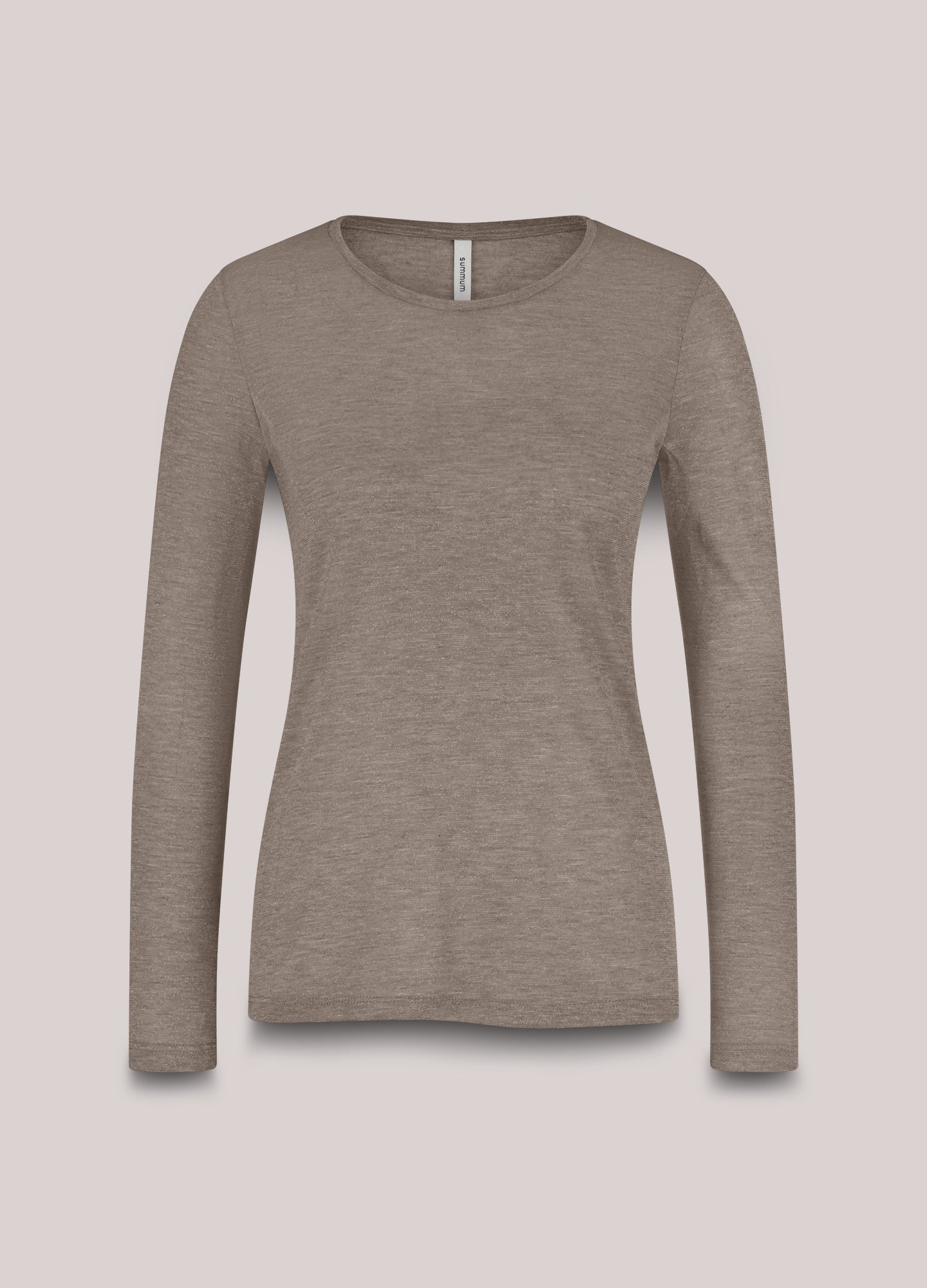 Fitted Longsleeve aus italienischem Stoff