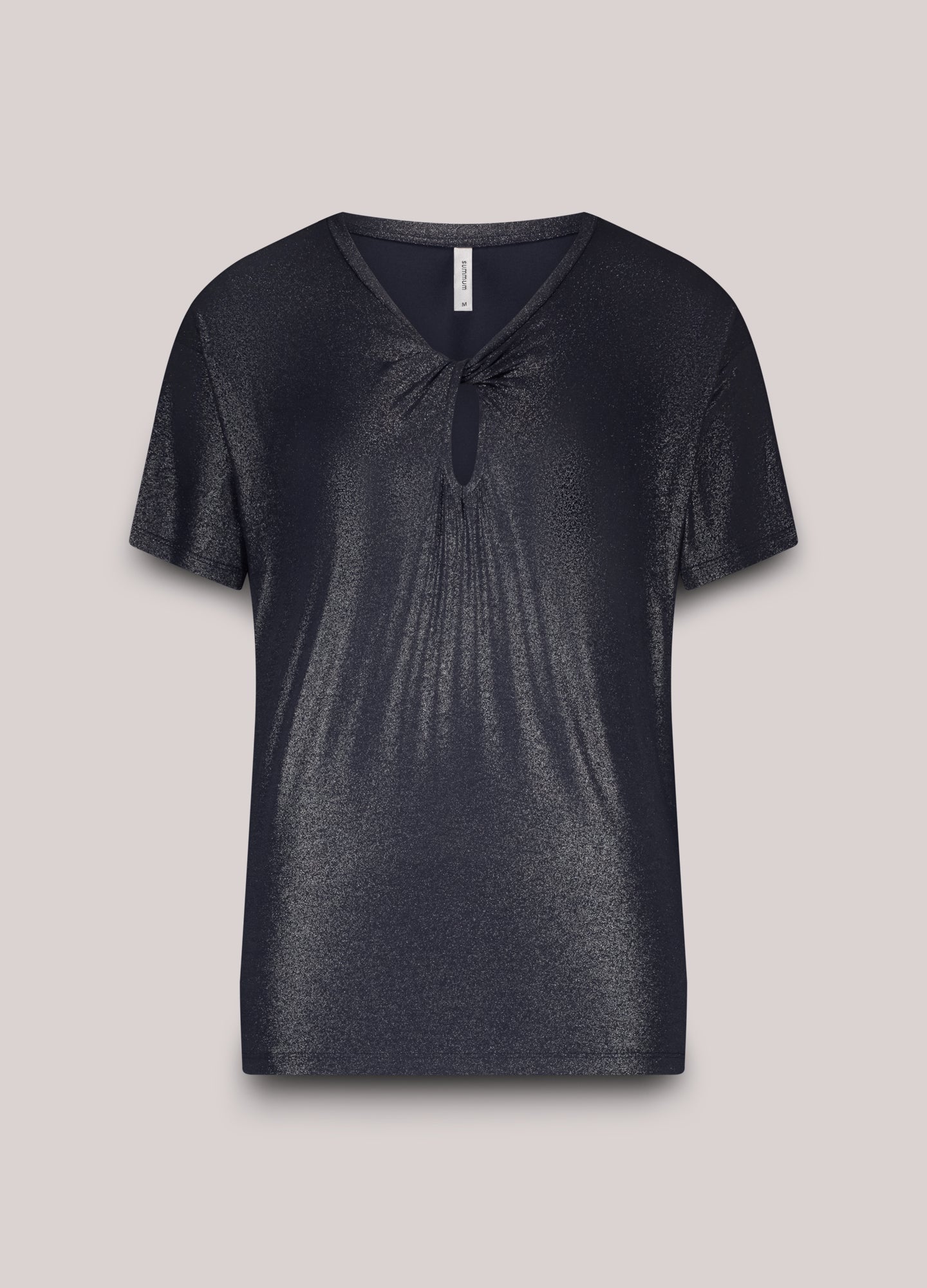 Shiny jersey top
