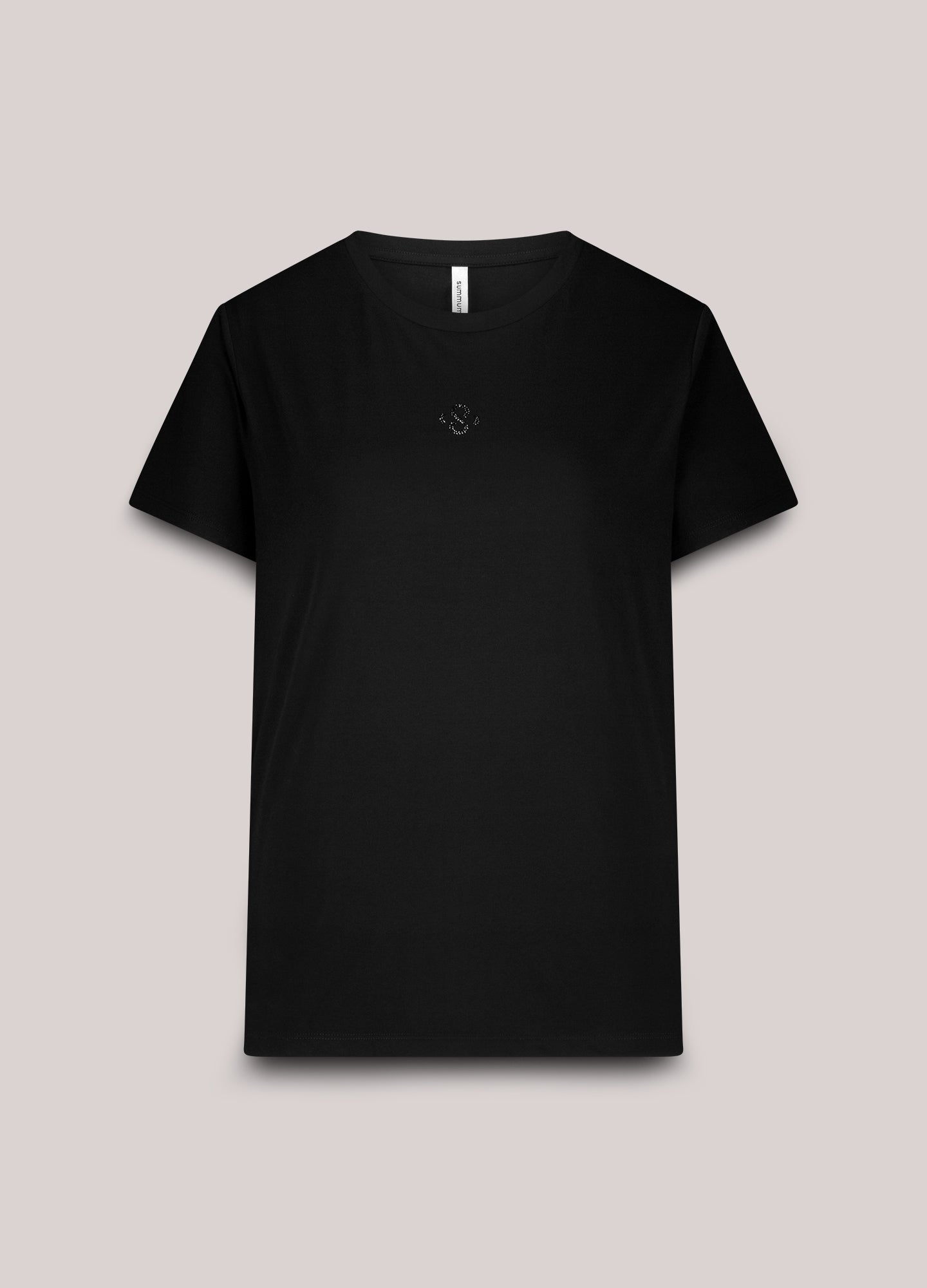 T-shirt met strass logo
