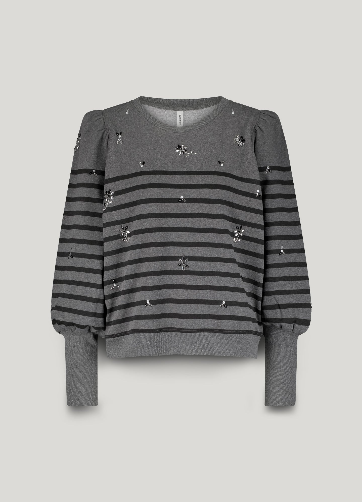 Sweater met bloemborduursels