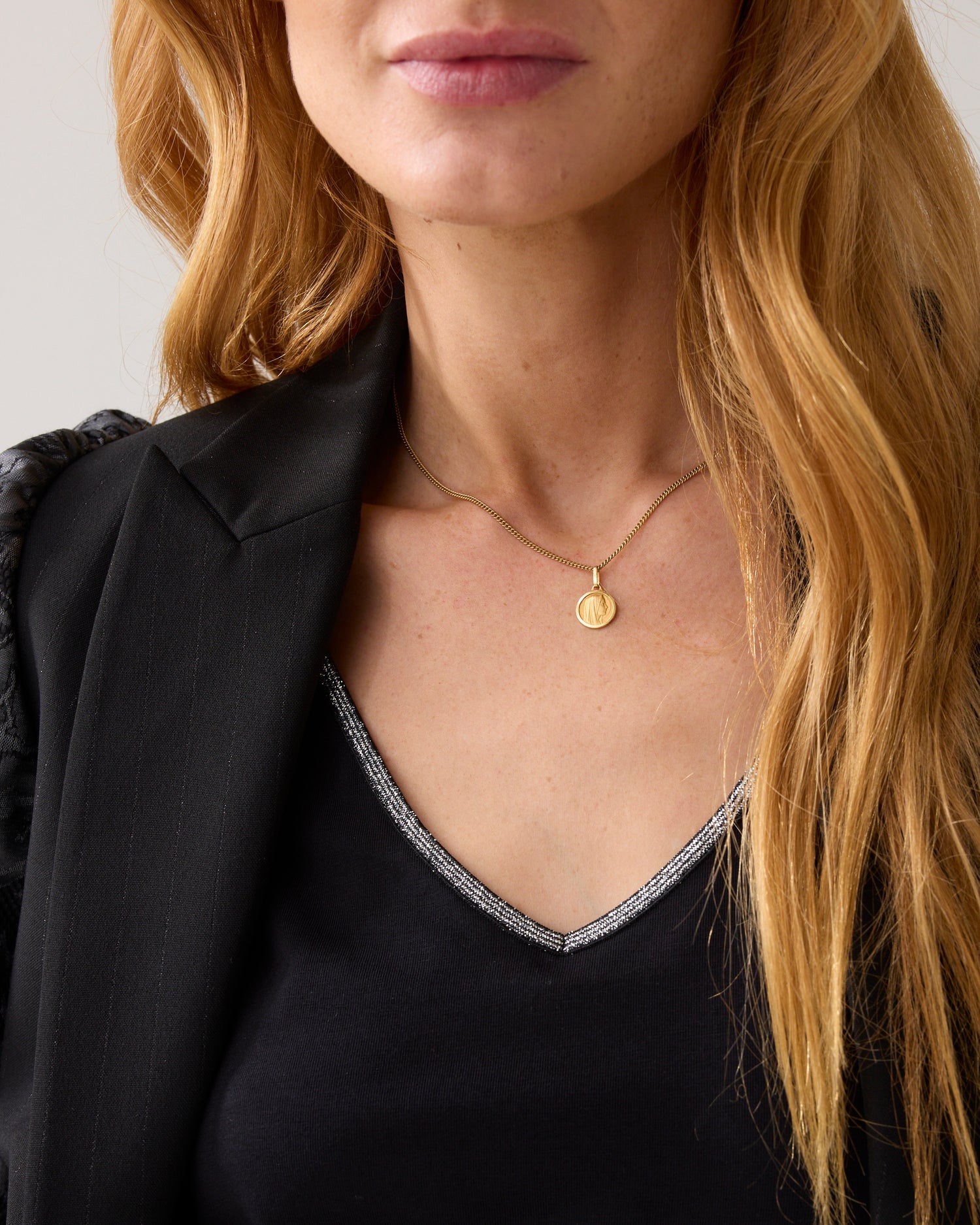 Reversible singlet met glitterrand