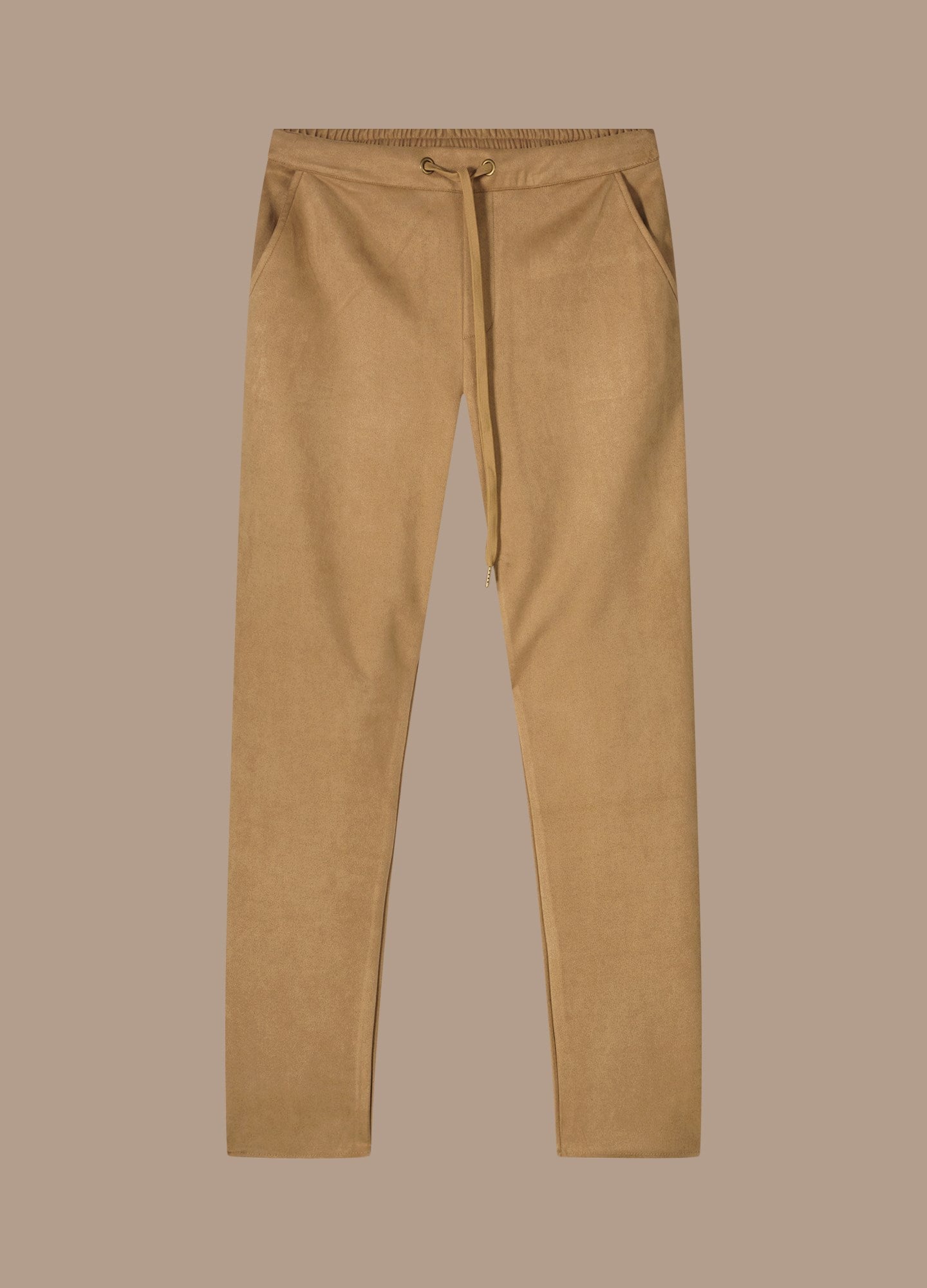 Suede trousers
