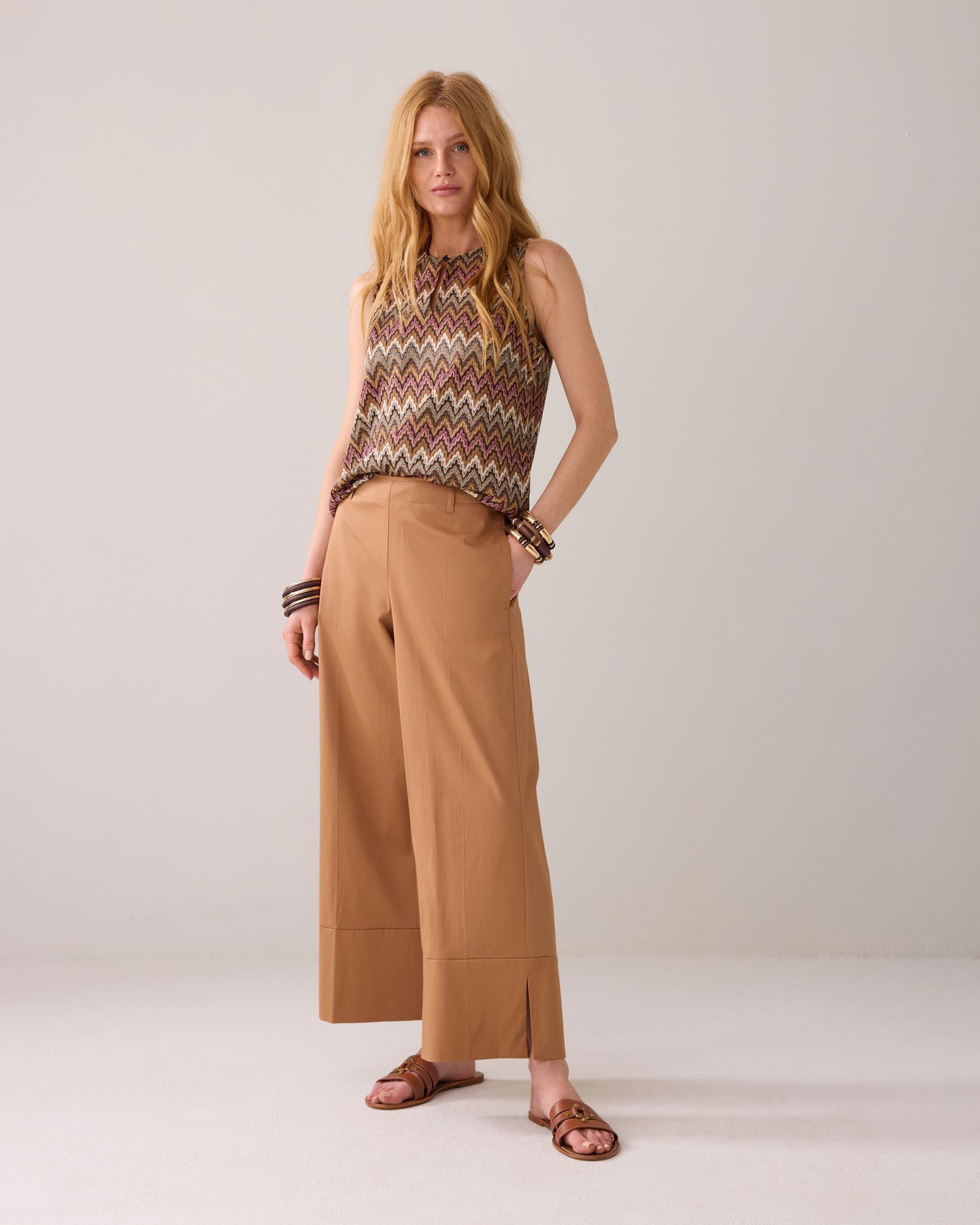 7/8e broek met split