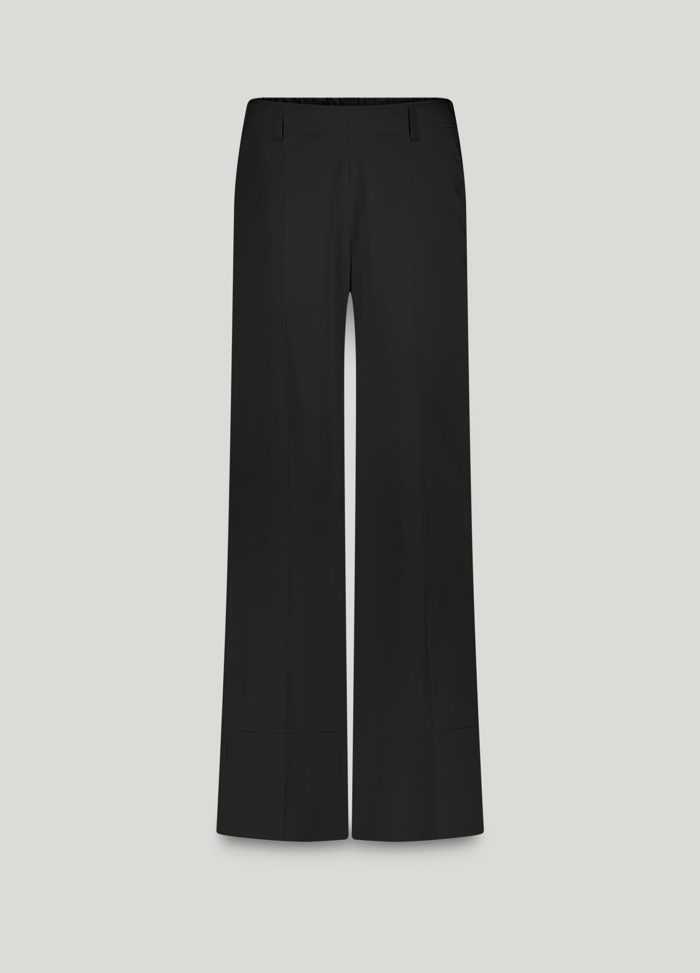 Long trousers with slit