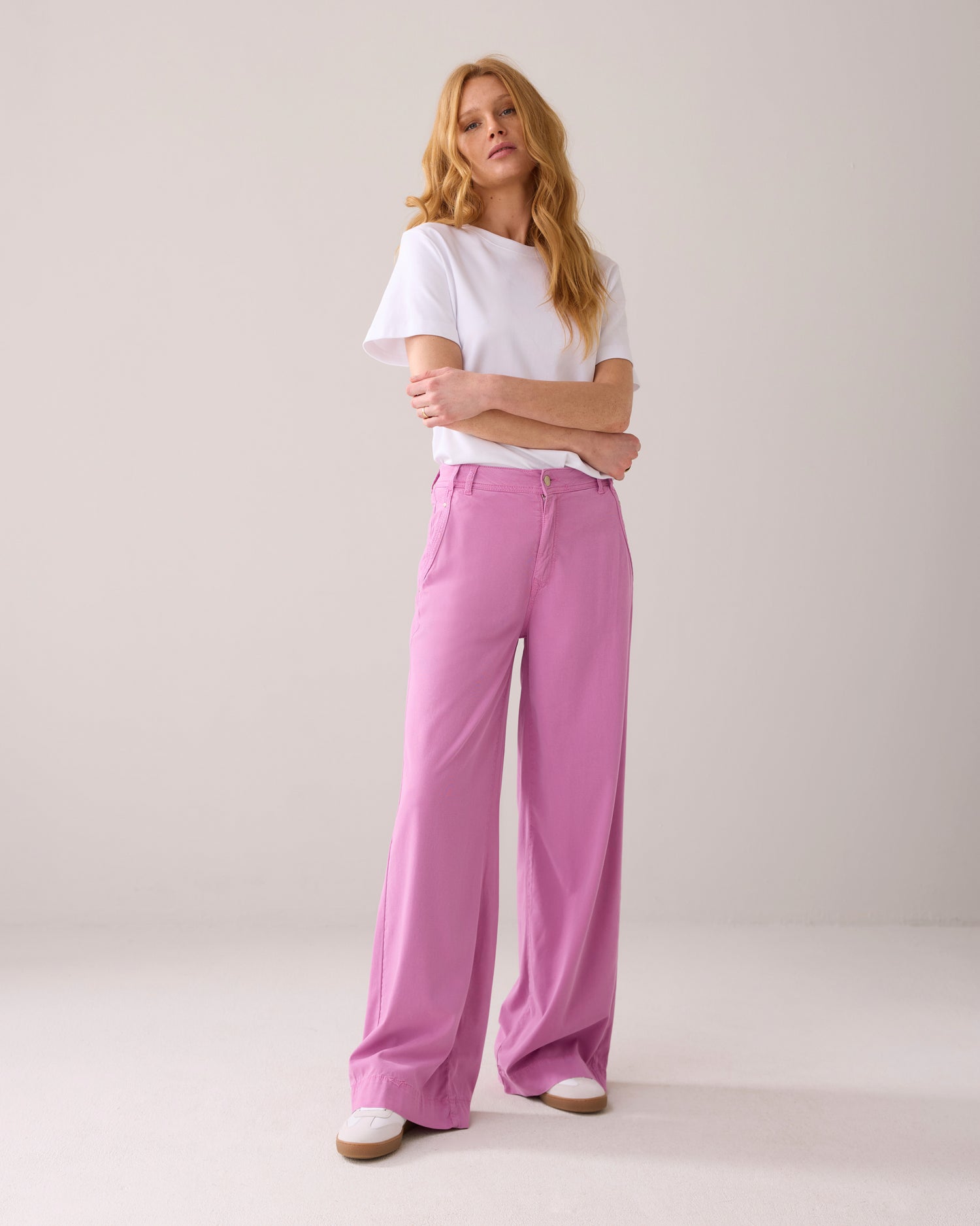 Lange broek lyocellmix