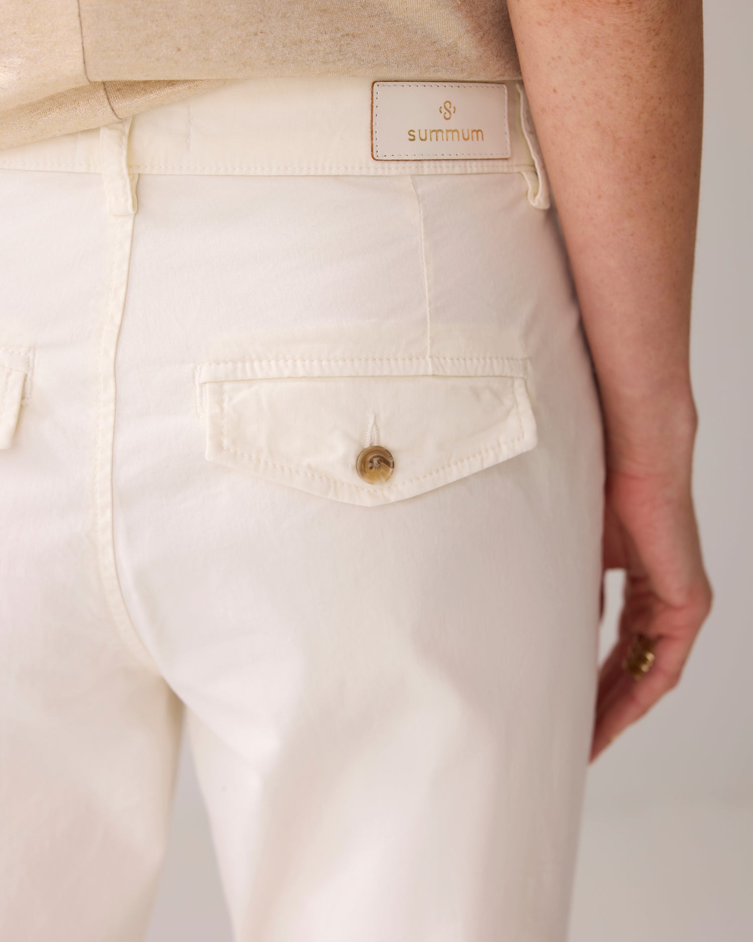 Zachte chino slim fit