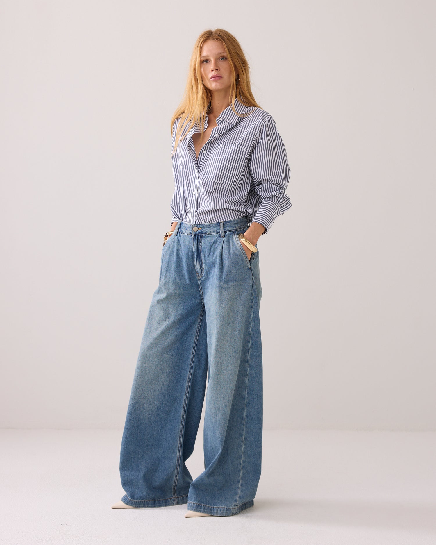 Jeans ultraweites Bein