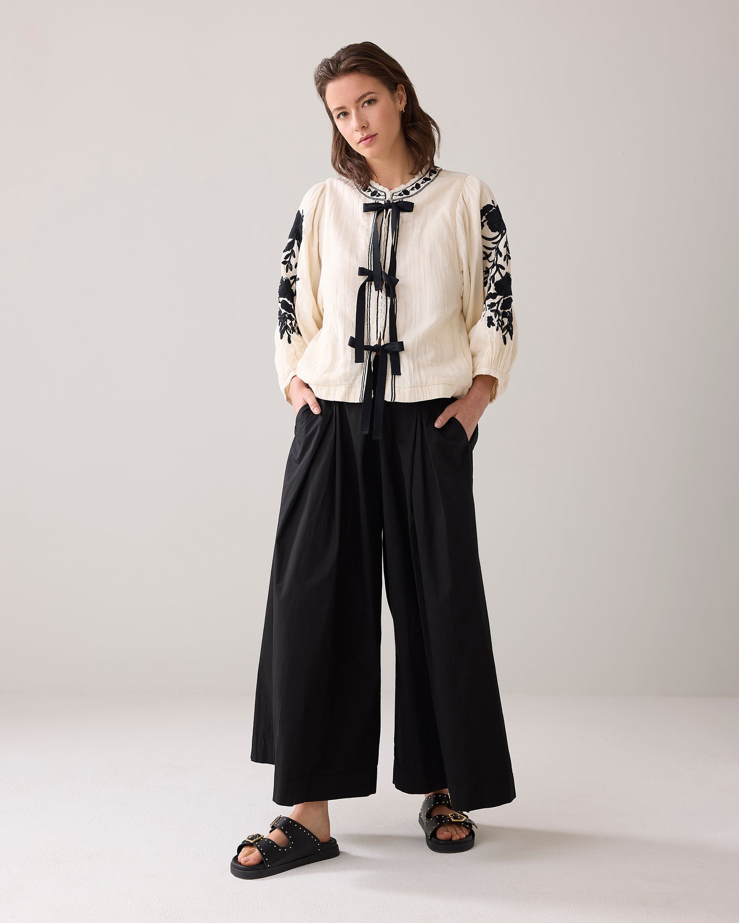 Ultra-wide culottes