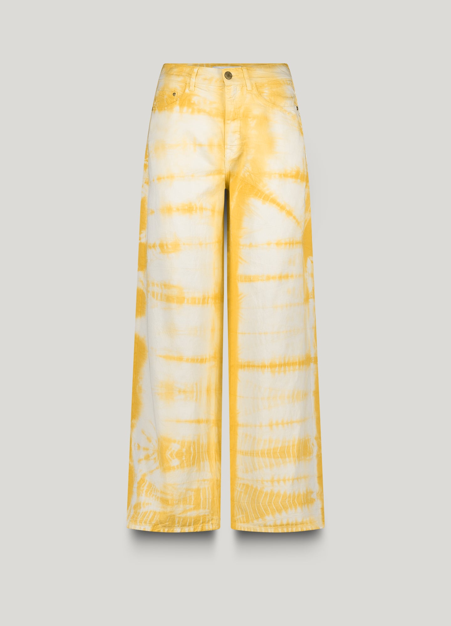 Wide tie-dye trousers