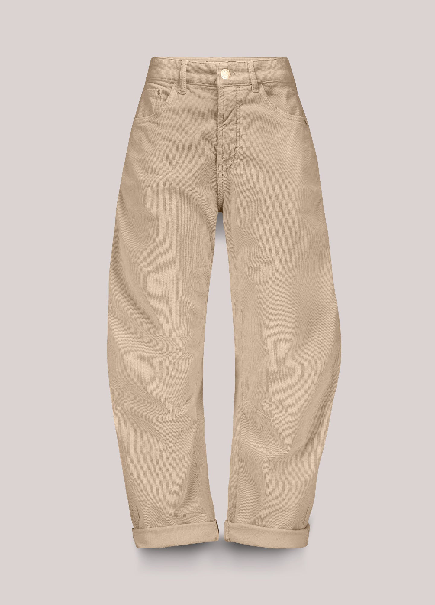 Cocoon-fit corduroy trousers
