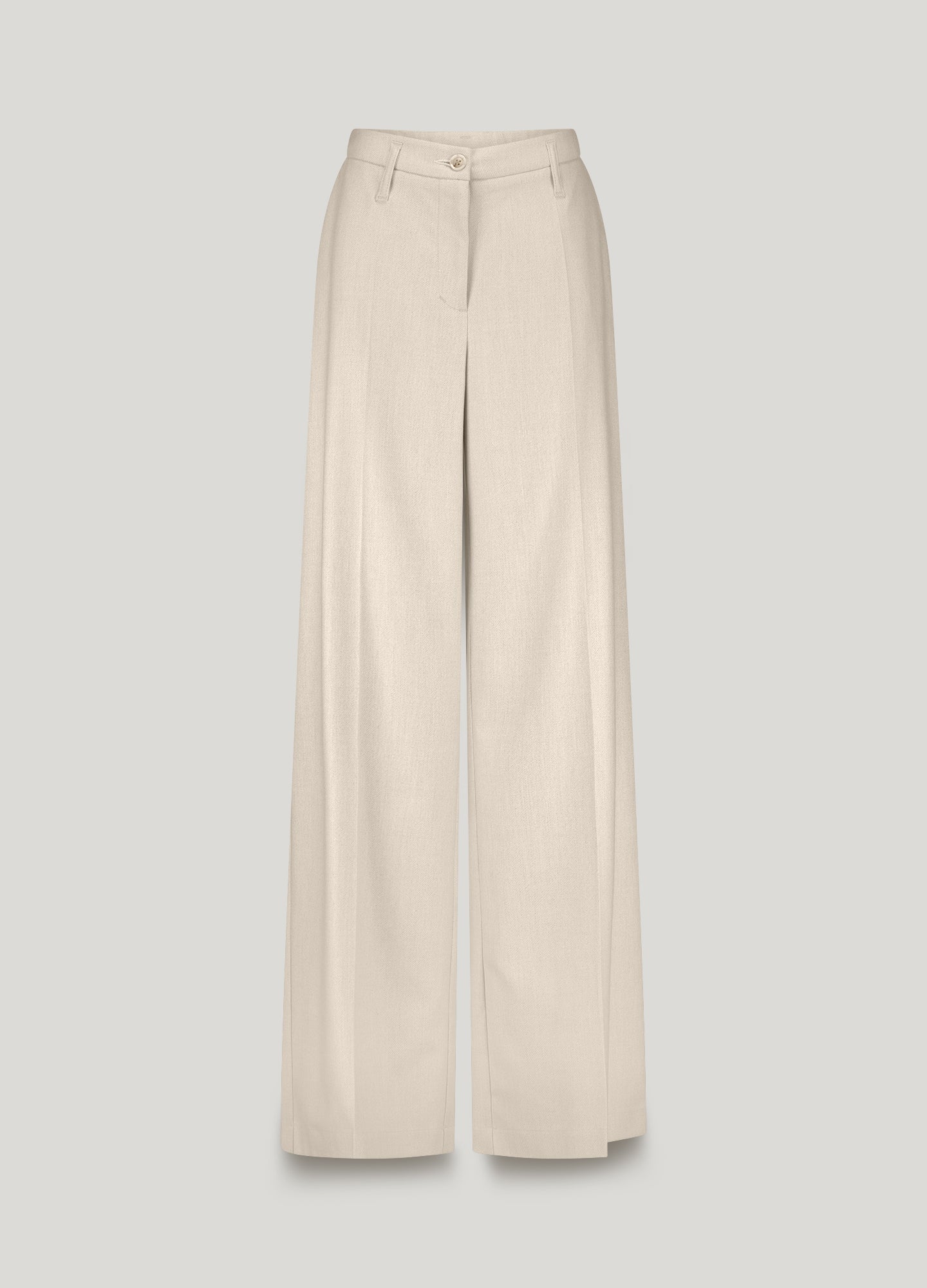 Flanellhose mit weitem Bein