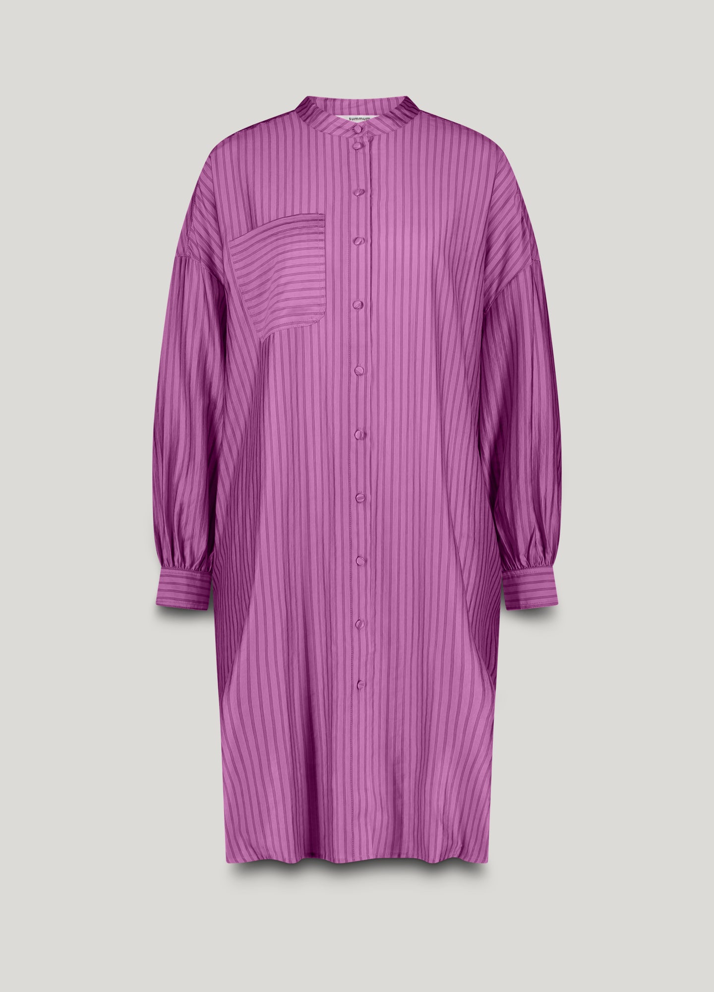 Langes Hemdblusenkleid Lyocell