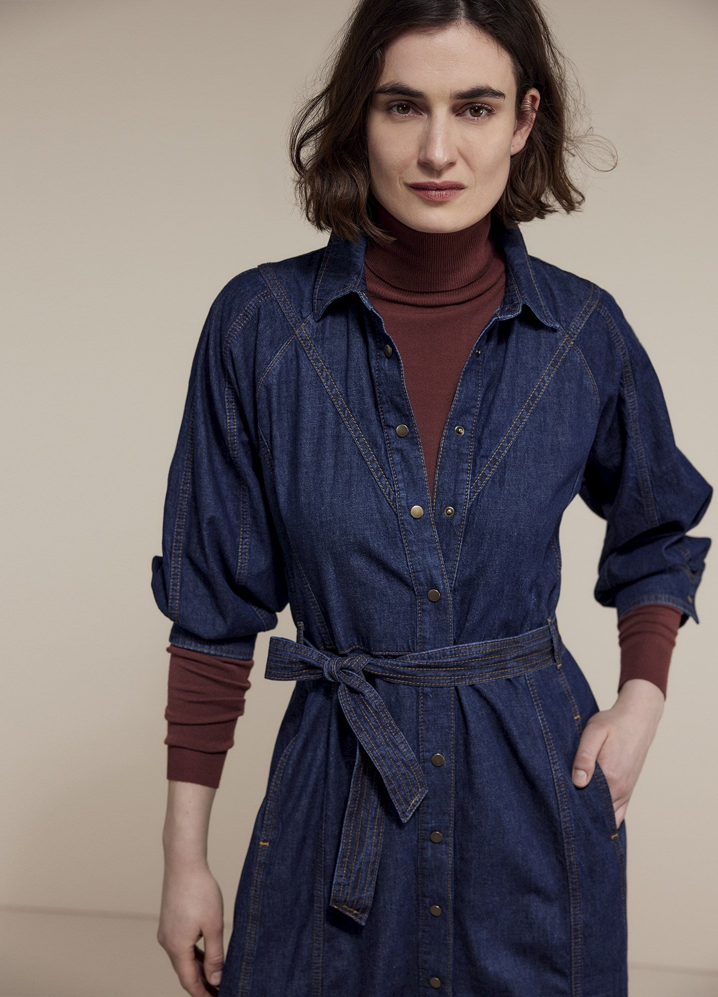 Denim dress
