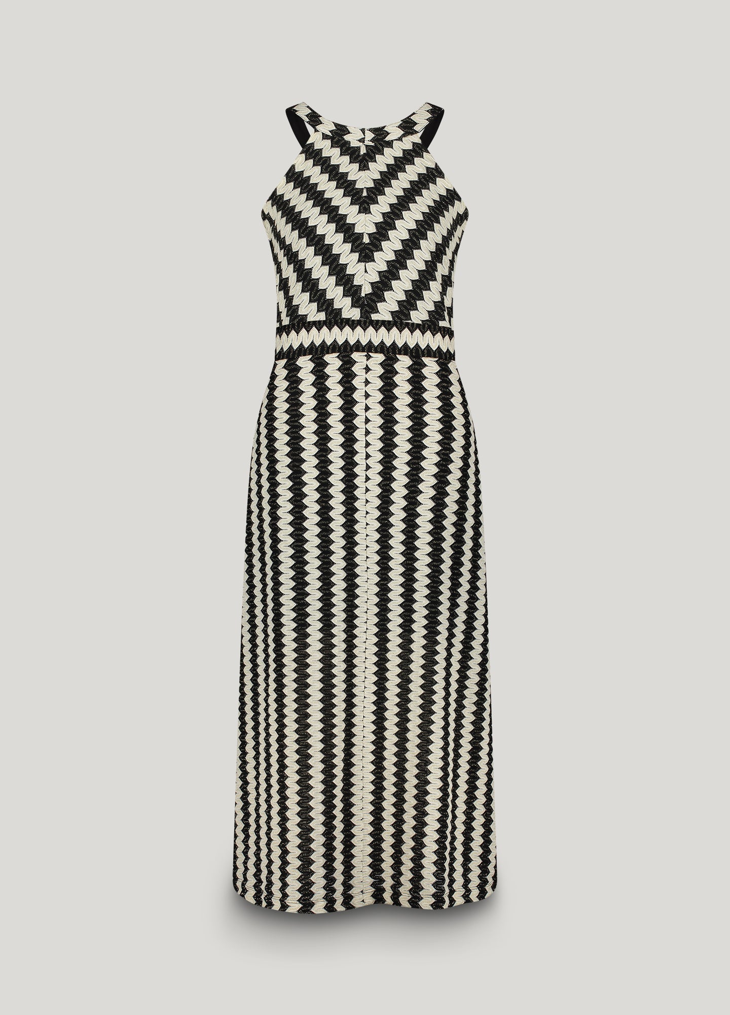 Maxi-jurk met zigzag