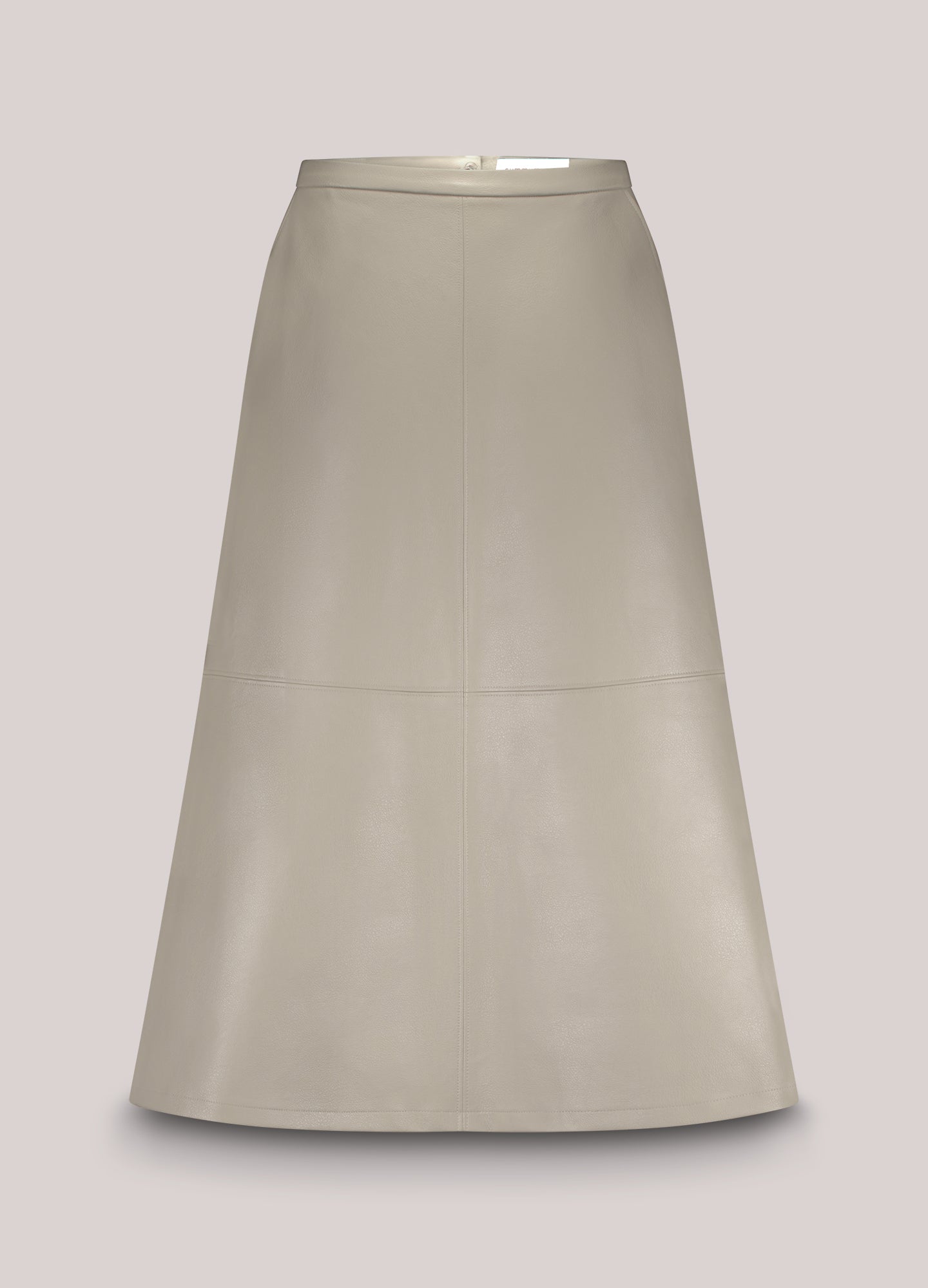 Faux leather skirt