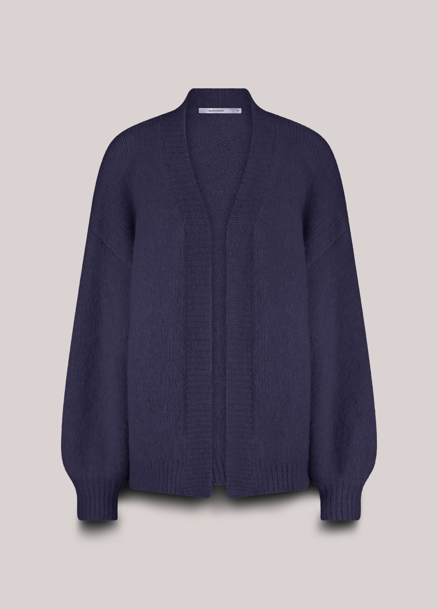 Weiche Strickjacke mit Puffärmeln
