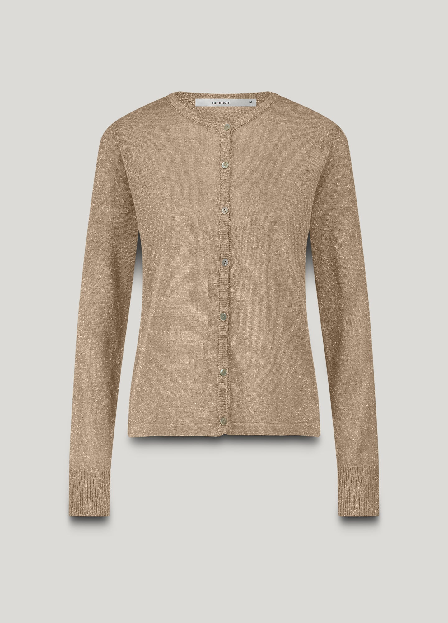 Feinstrickjacke mit Lurex