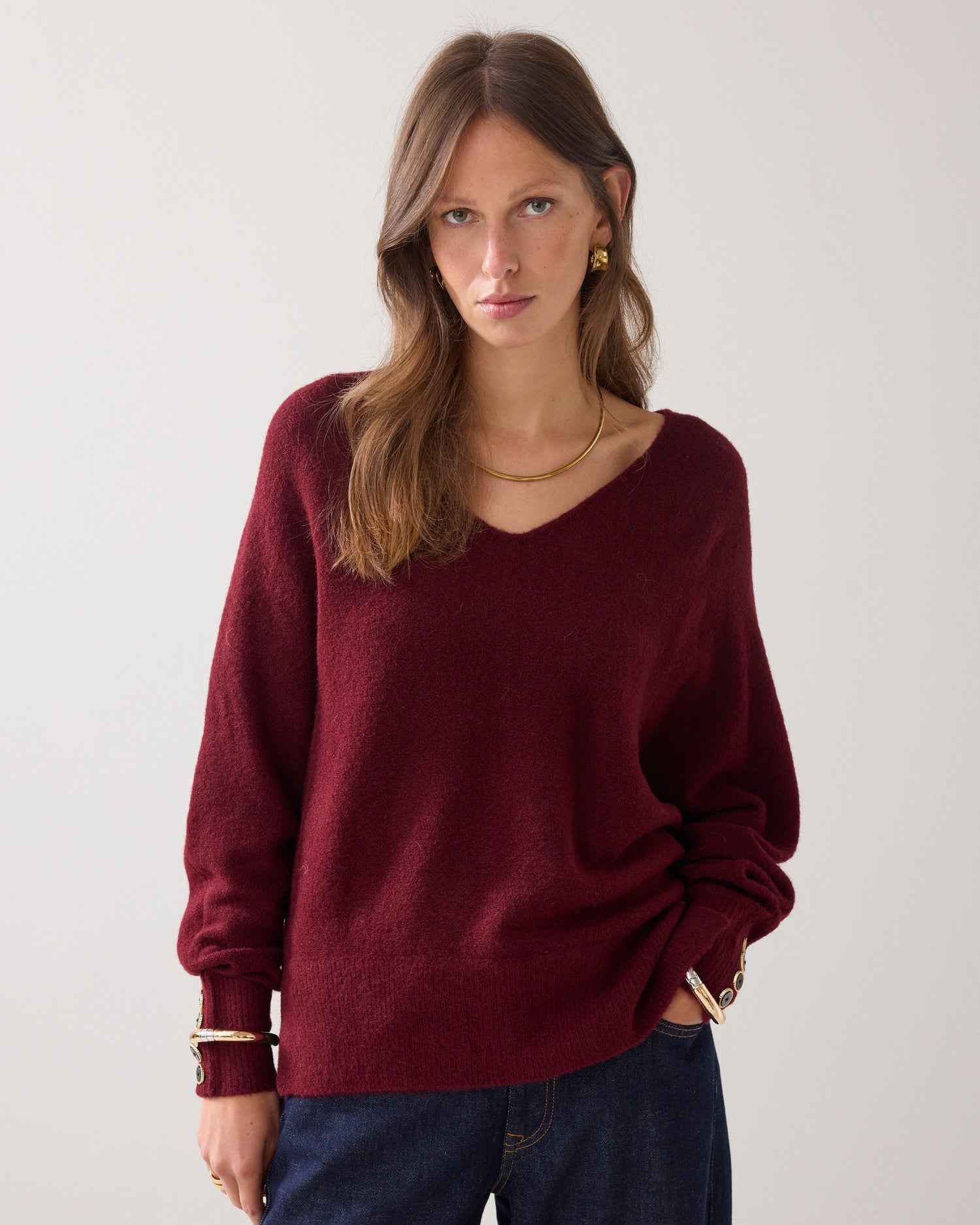 Soft oversized jumper