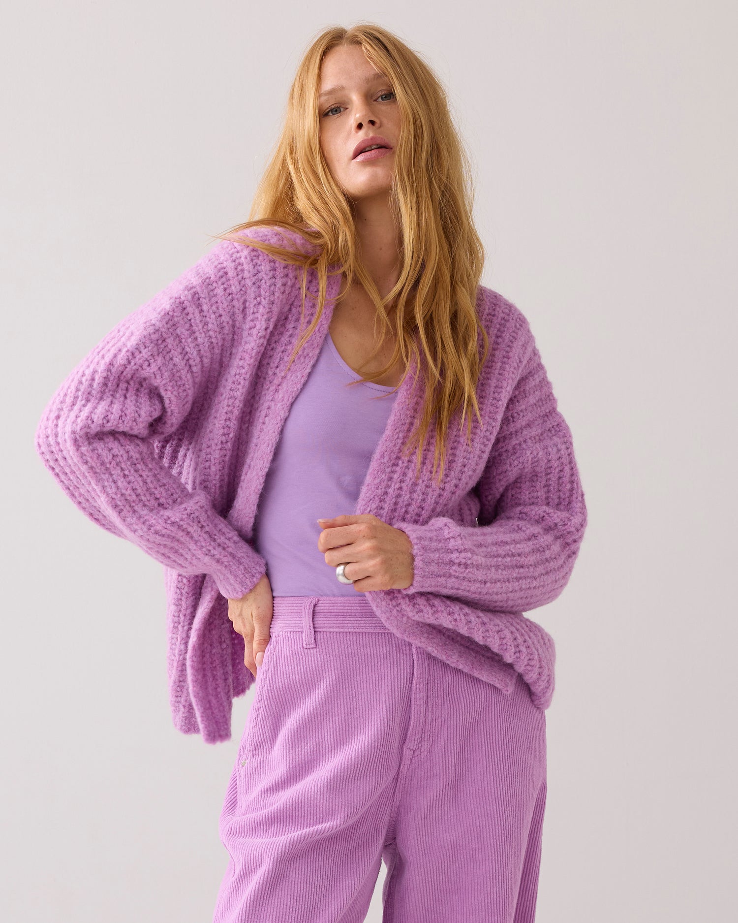 Boxy vest Italiaans garen