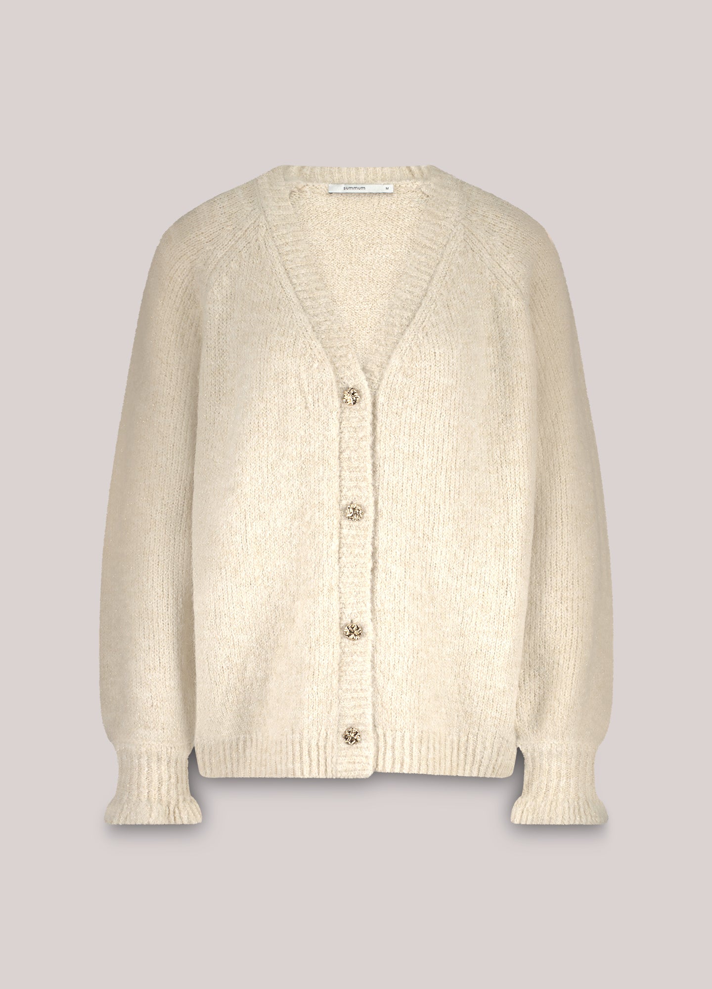 Oversized vest met fancy knopen