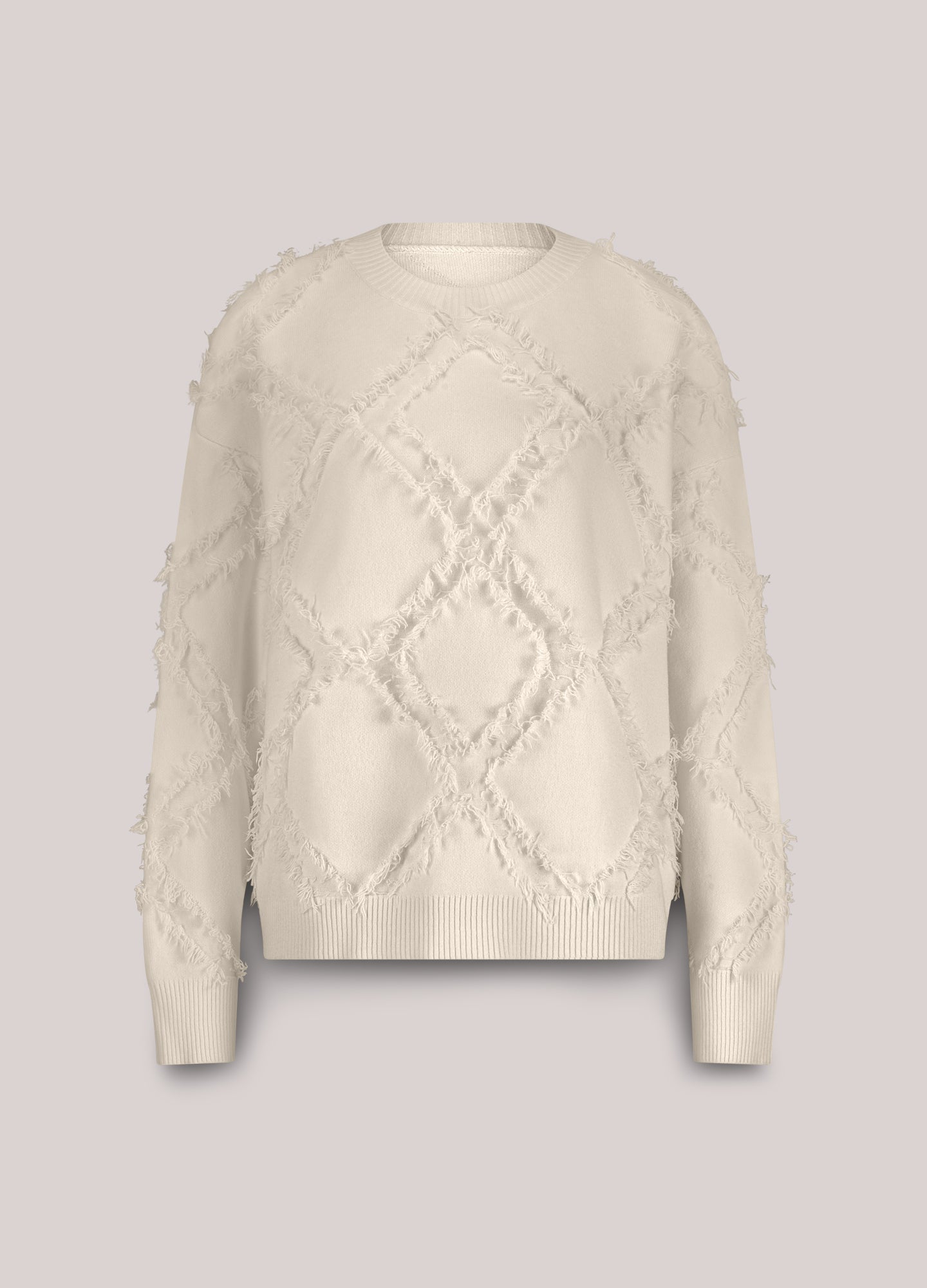 Pullover mit eingestricktem Karomuster