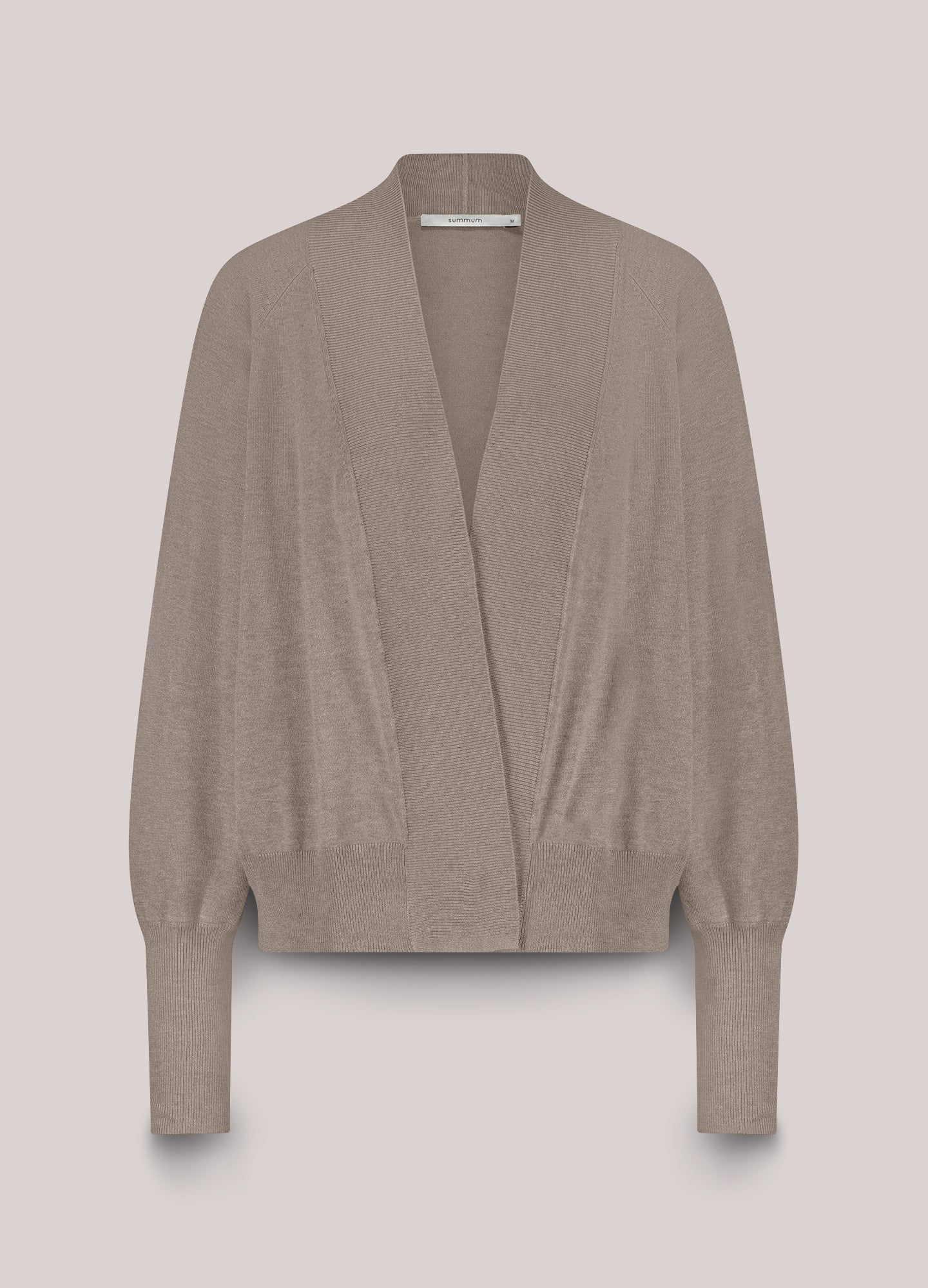 Open vest met vleermuismouw