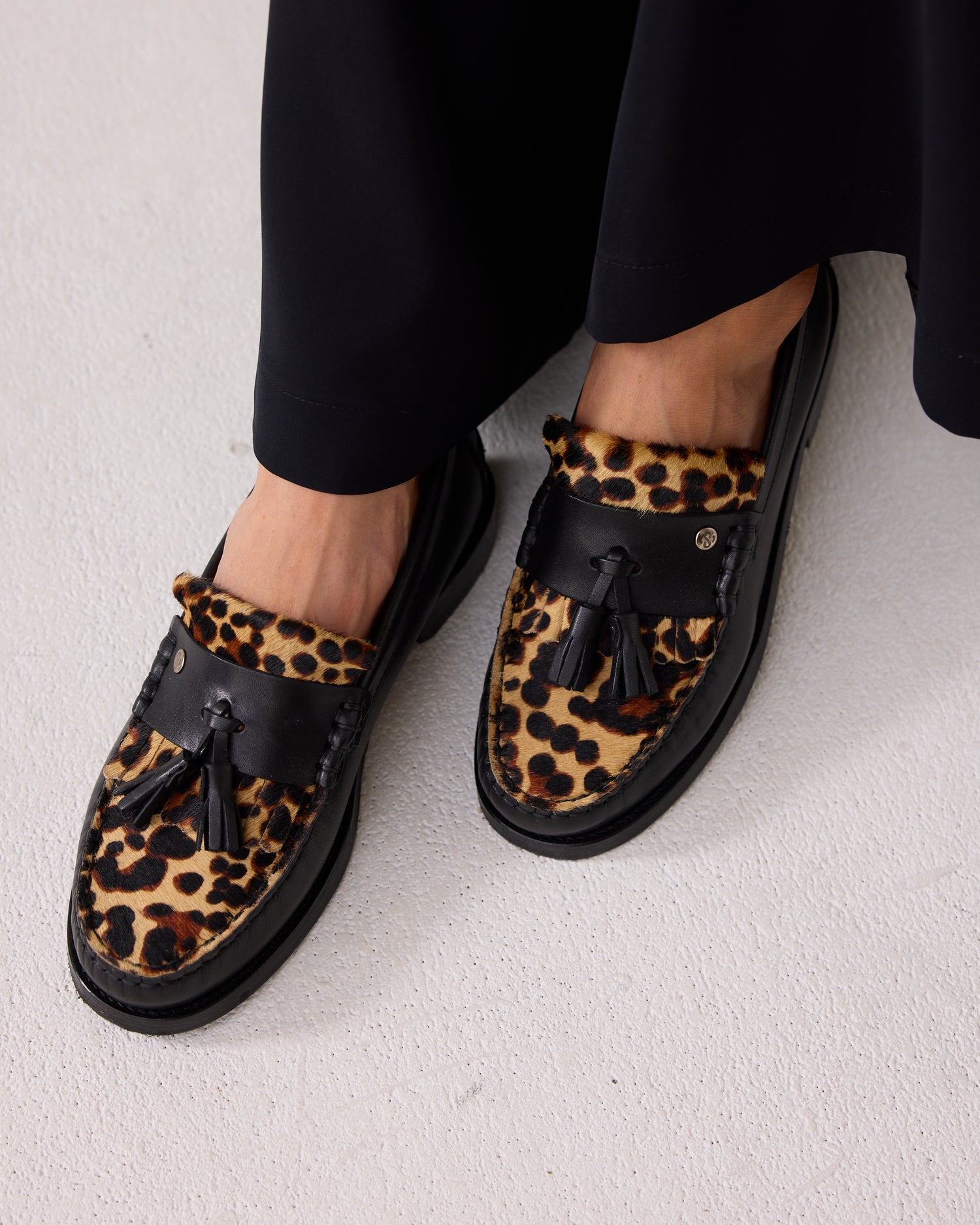 Lederloafer Animal
