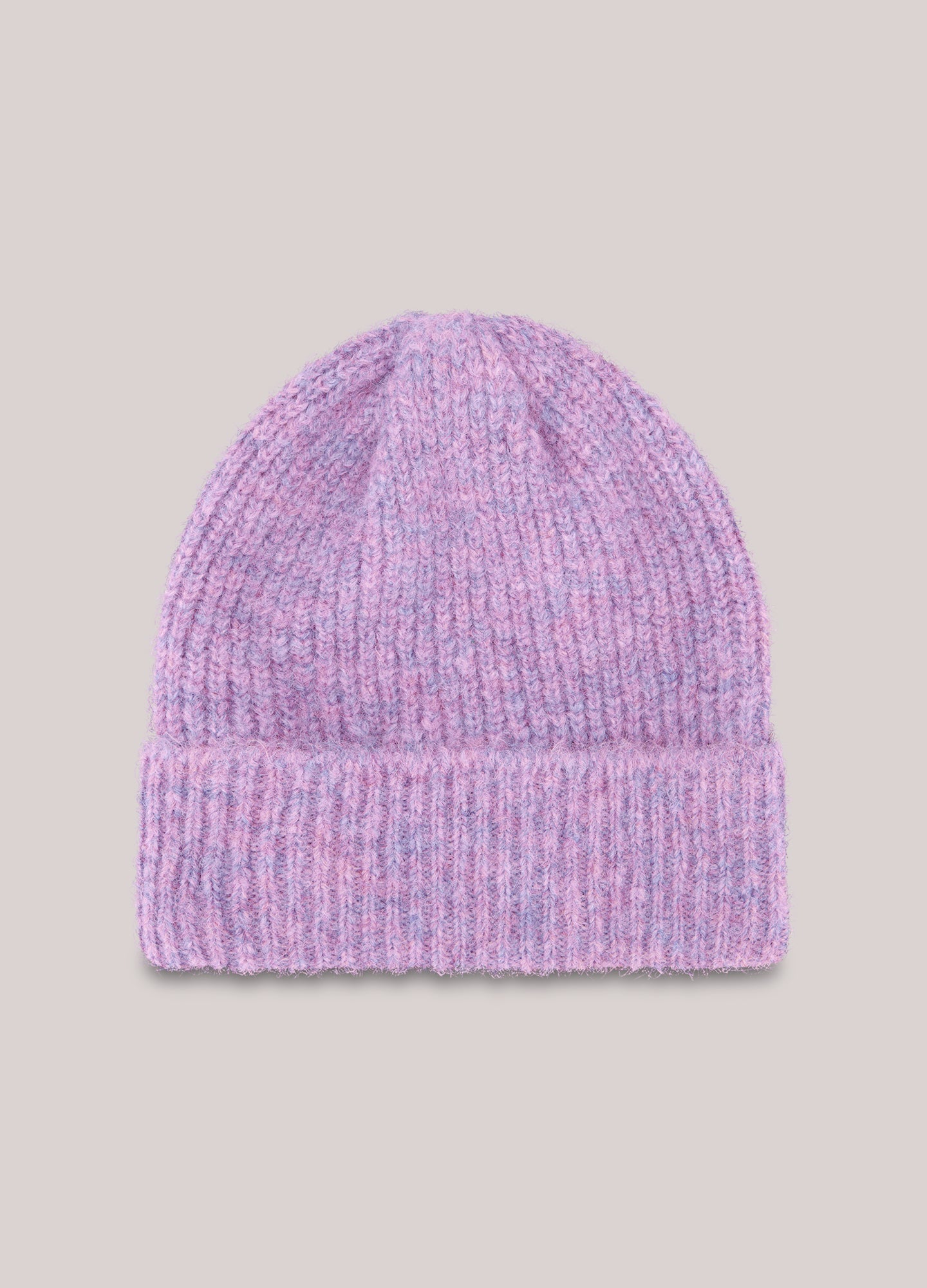 Beanie met vaste omslag