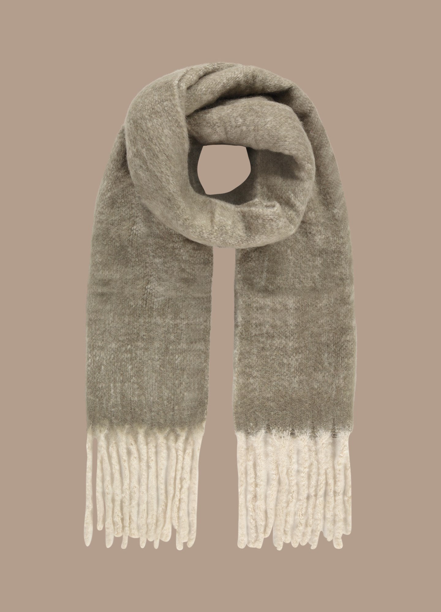 Two-tone scarf