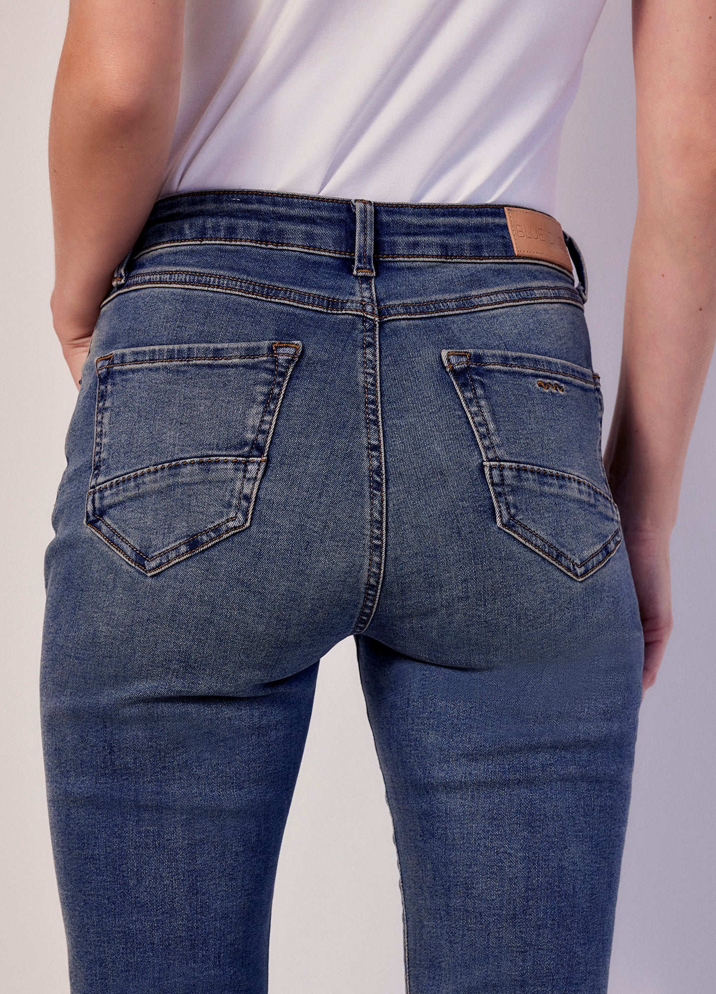 Blue Daze denim tapered jeans