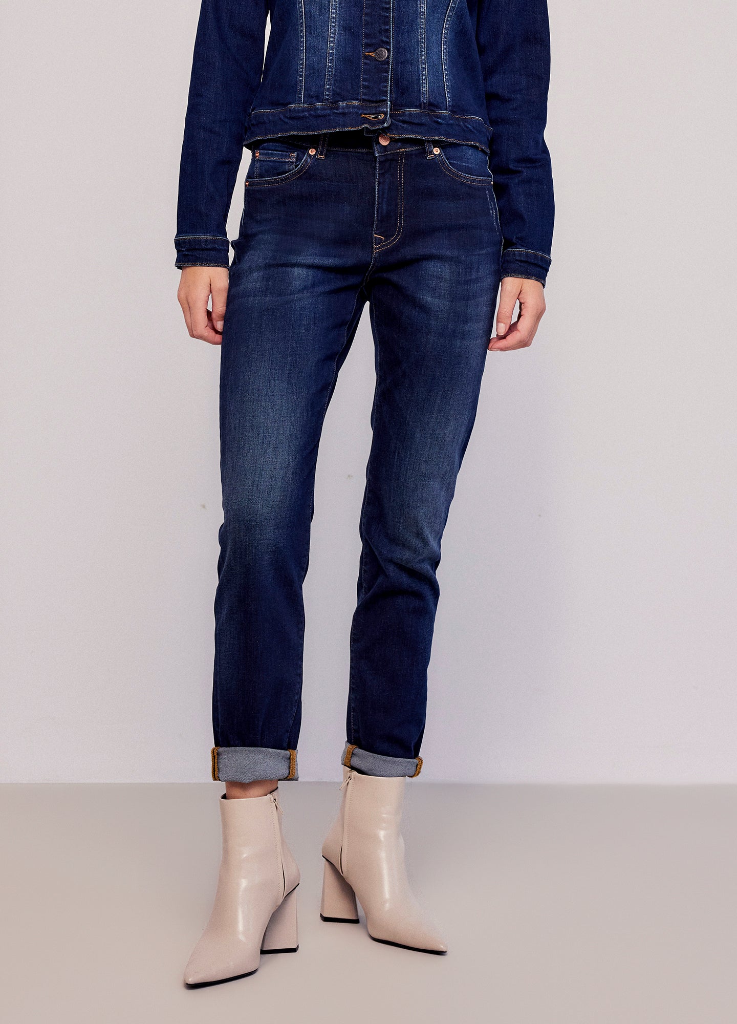 Blue Daze denim tapered jeans