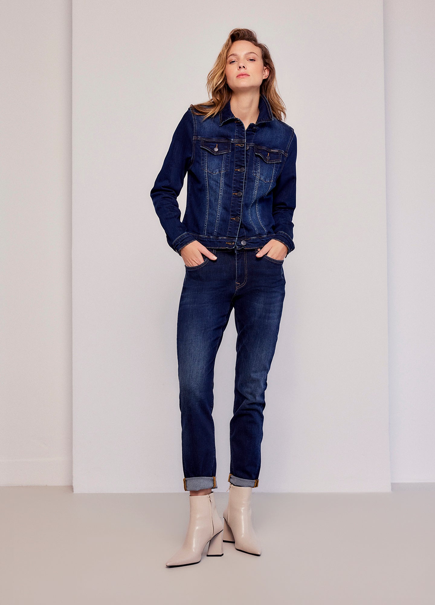 Blue Daze denim tapered jeans