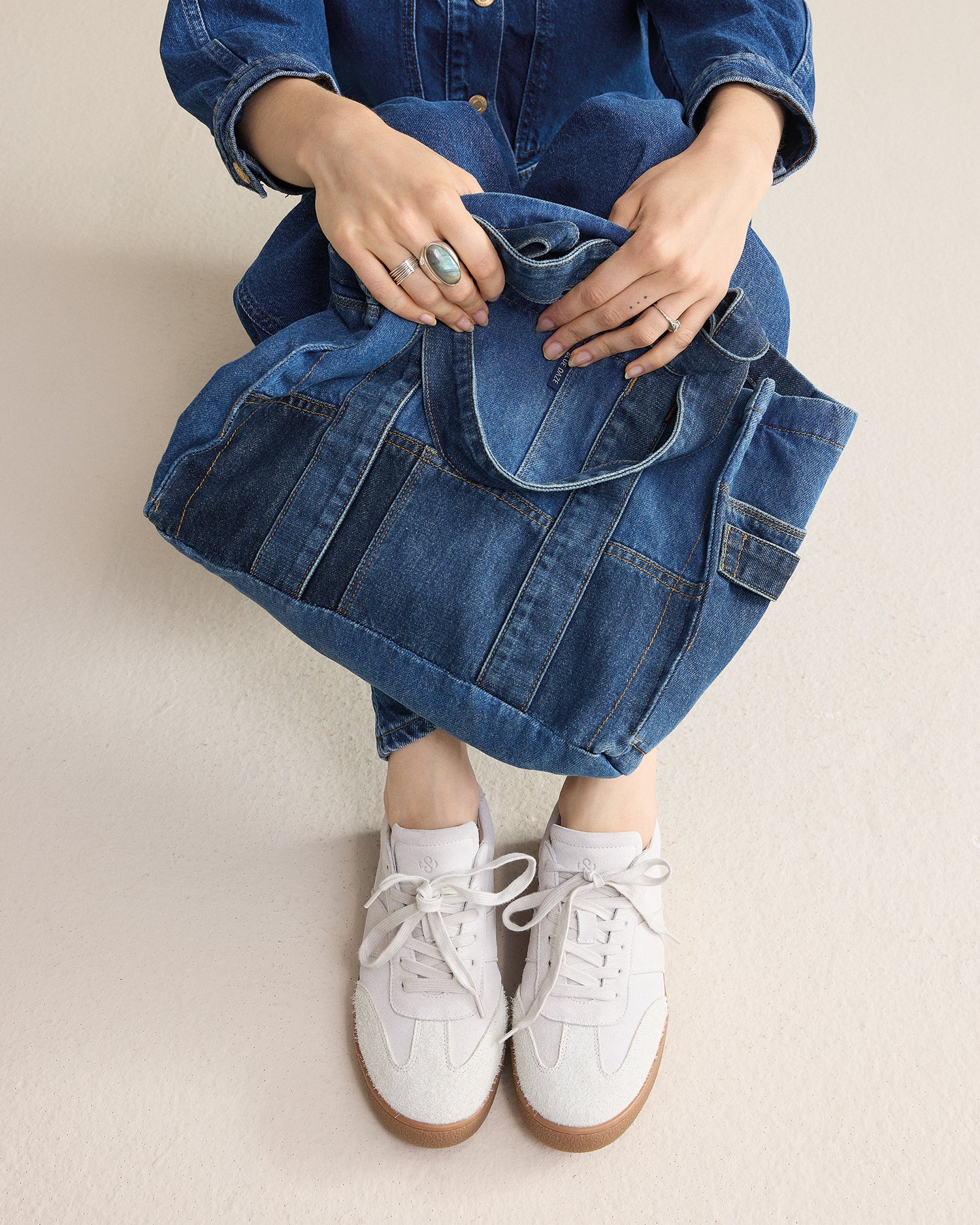 <p><em>Artisanal </em>elements converge into a <em>denim collection</em> with artistic flair</p>