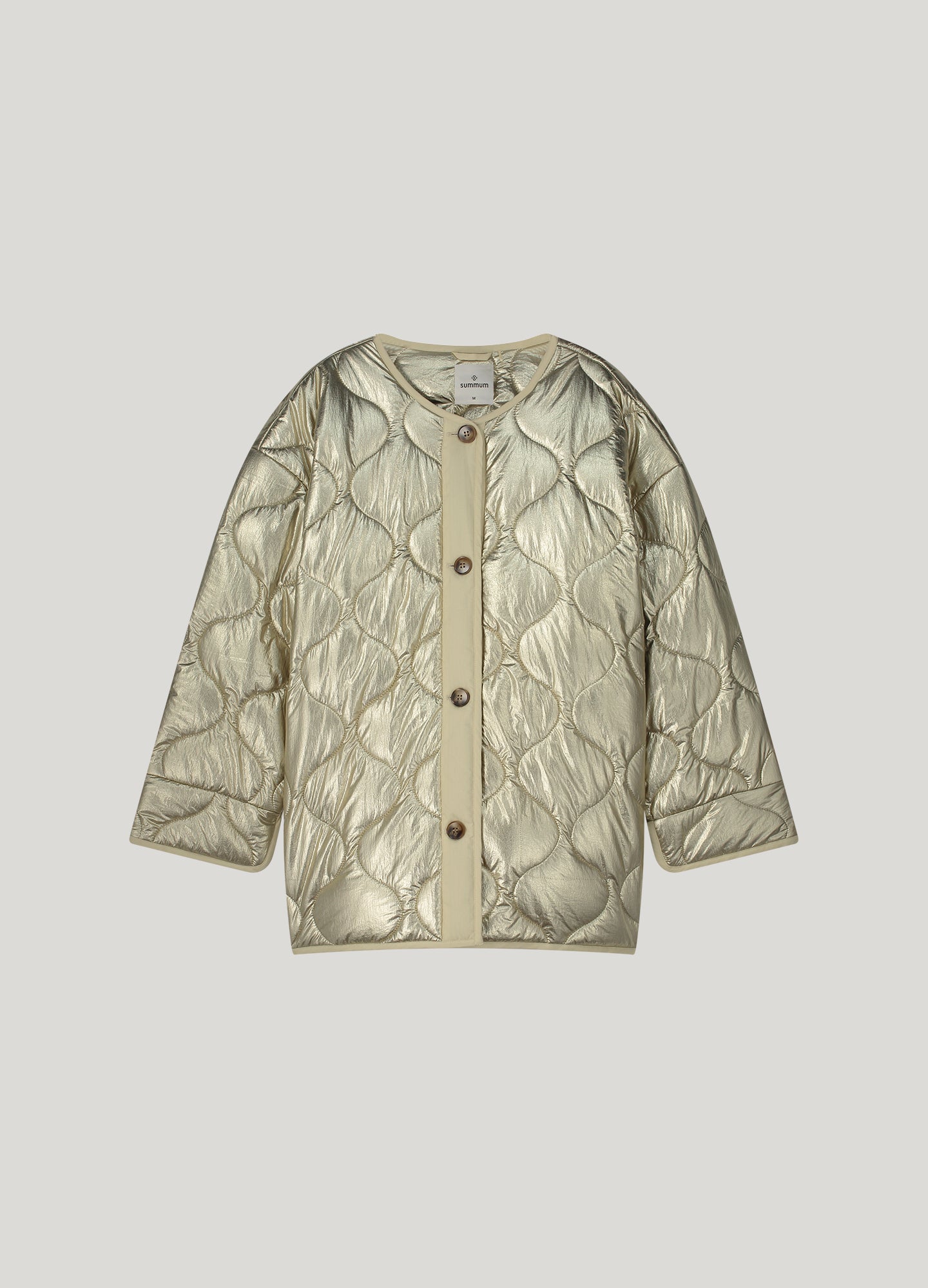 Jacket Quilted Metallic