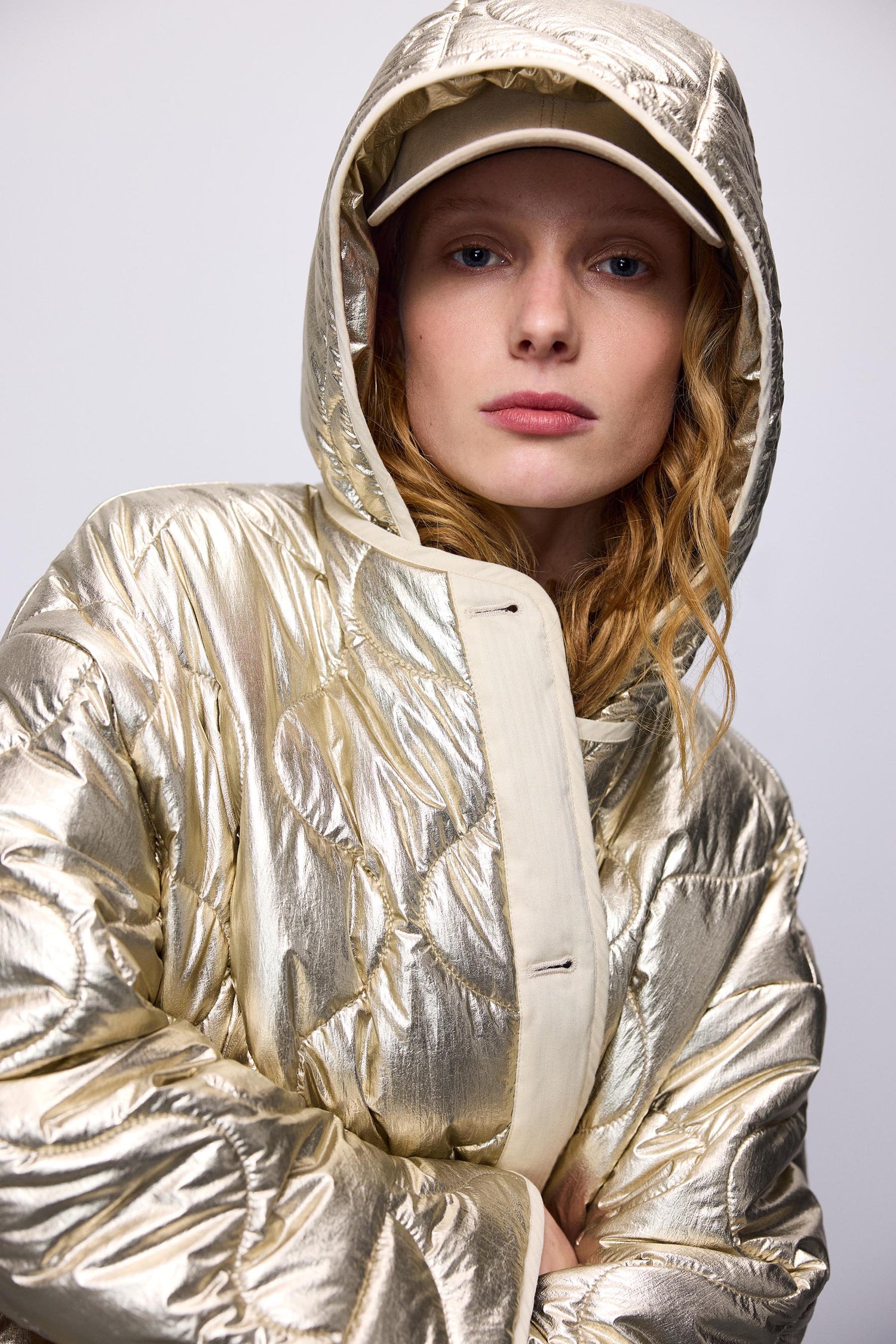 Jacket Quilted Metallic